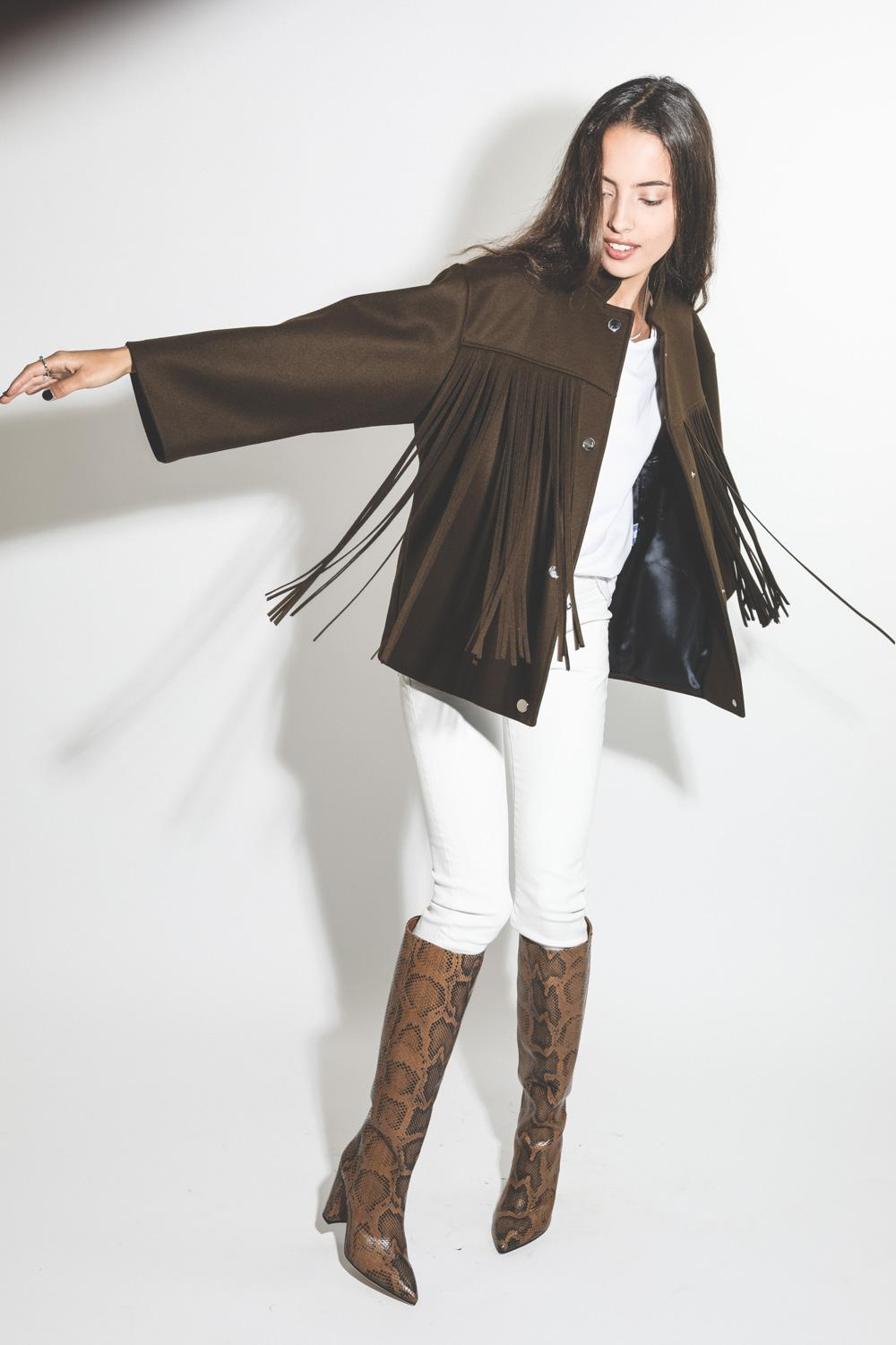 Bottines femme sales imitation serpent