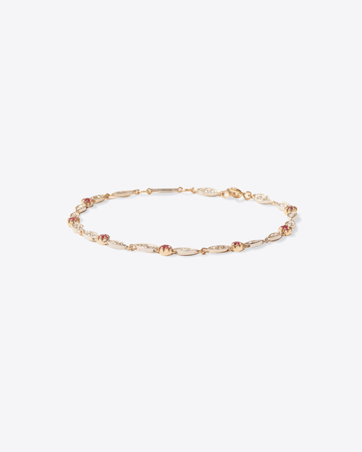 Bracelet Ava Pascale Monvoisin Saphirs roses 