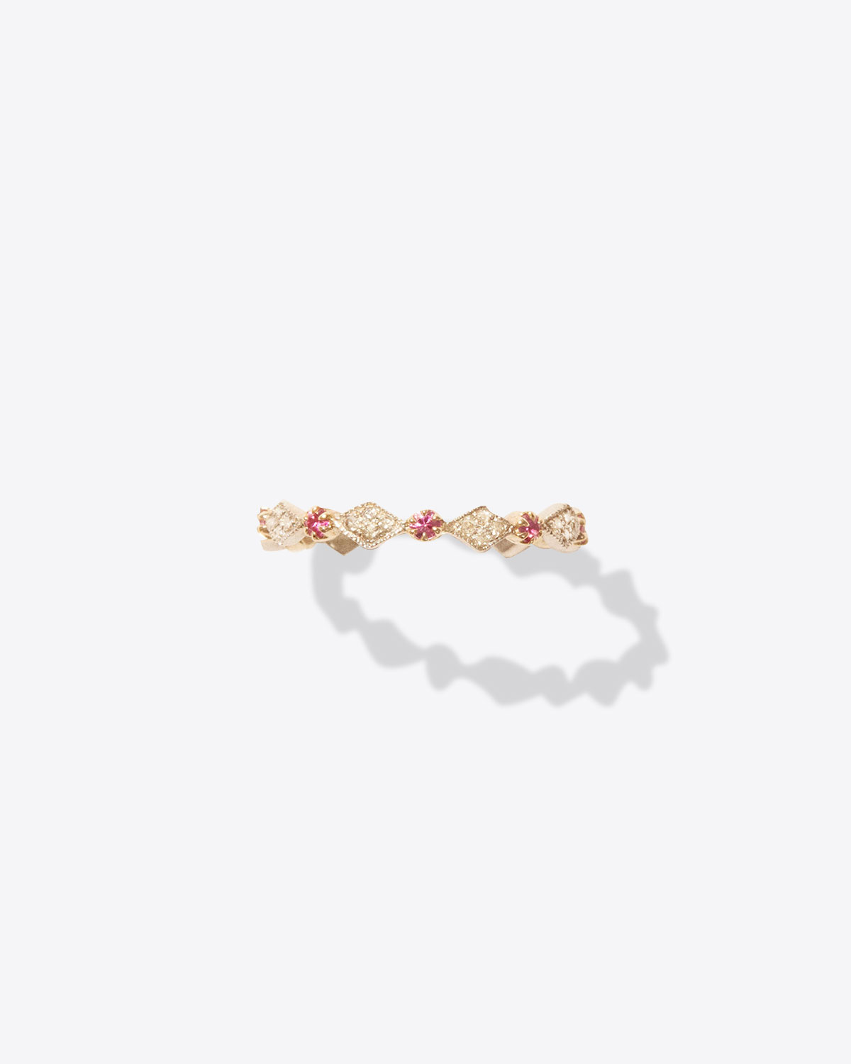 Bague Ava N°1 Pascale Monvoisin Saphirs Roses 