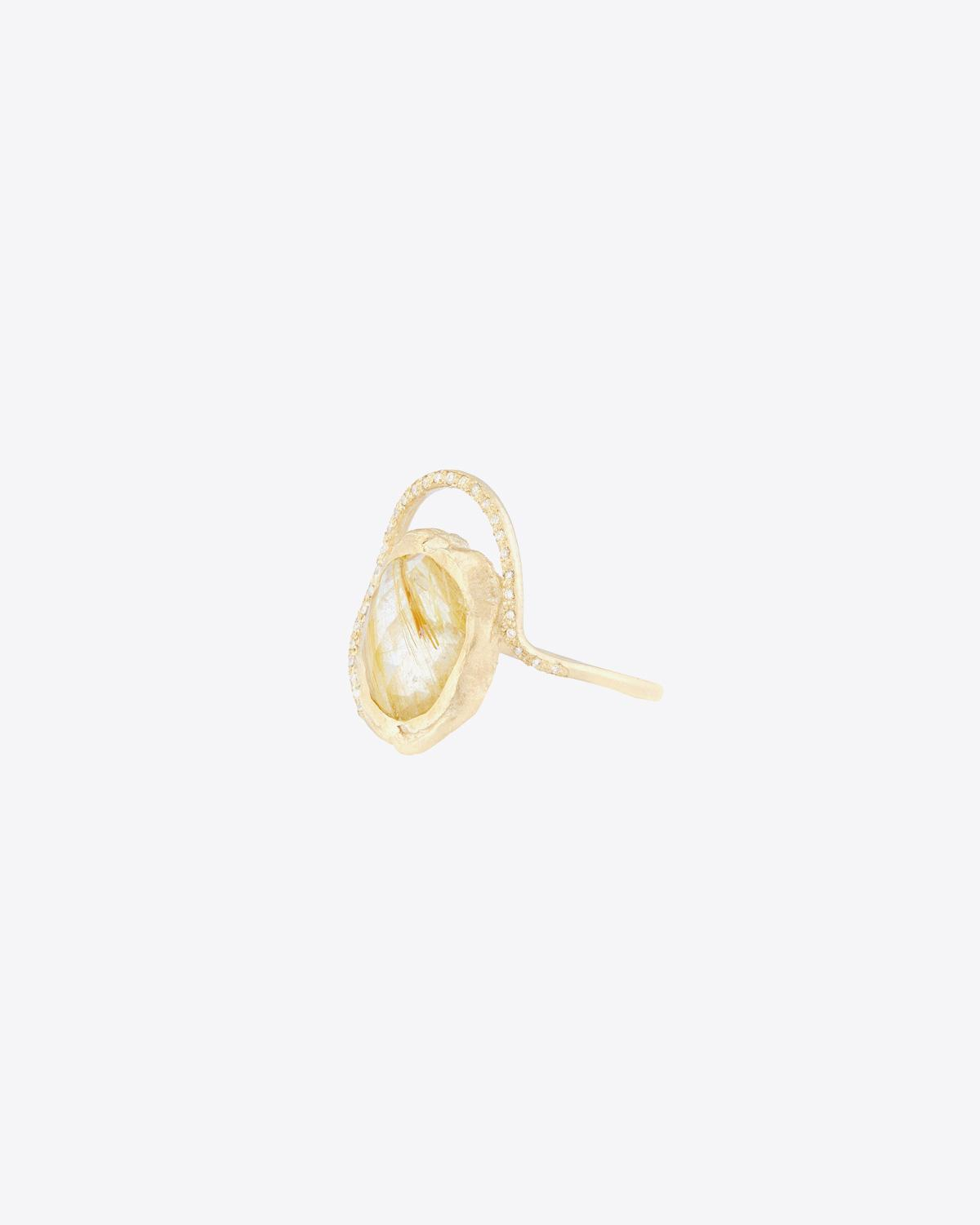 Produit Pascale Monvoisin Gaïa Bague Rutile Quartz  