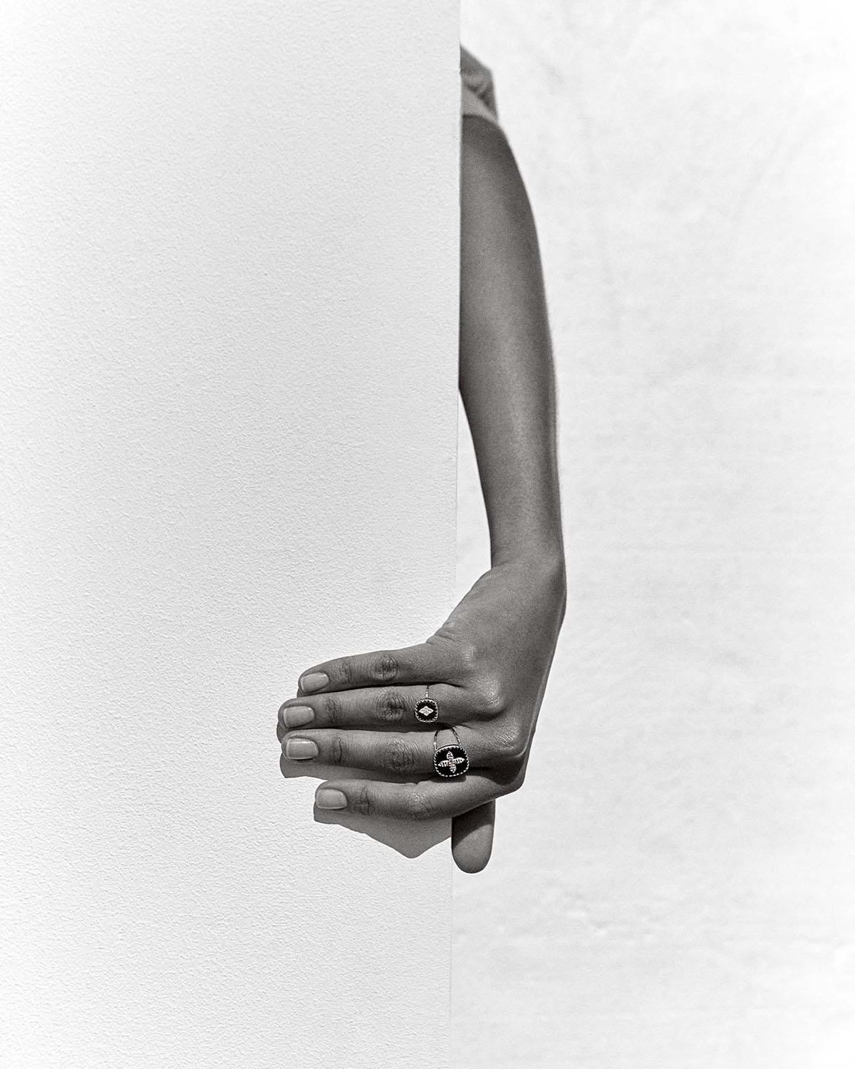 Pascale Monvoisin Pierrot Bague noire & Diamants 
