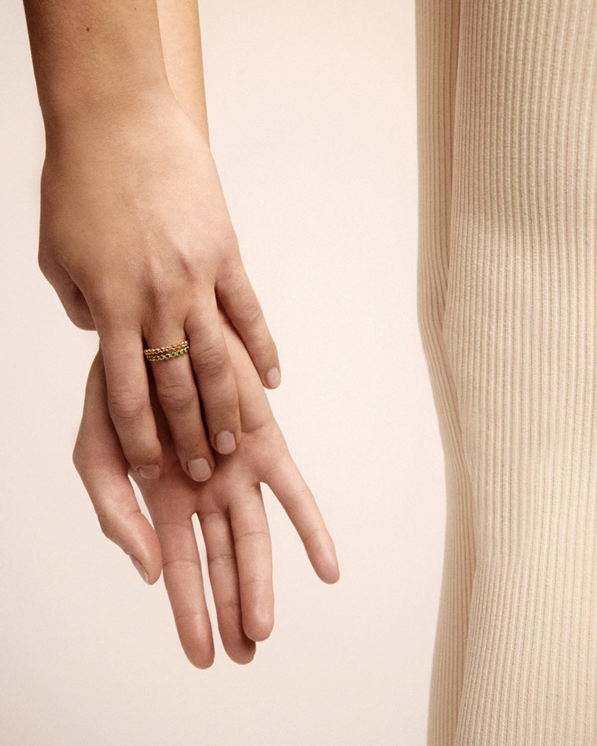 Pascale Monvoisin Bague Ava N°2 Emeraude
