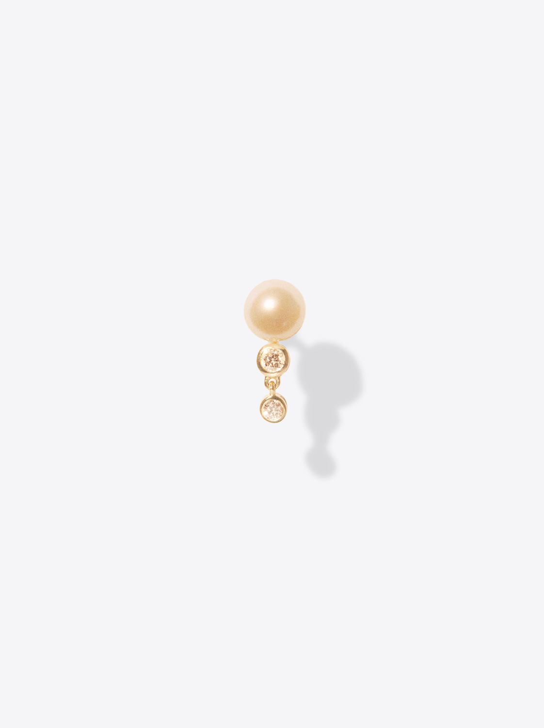 Produit Boucle d'Oreille Martha N°1 Pascale Monvoisin en or jaune. 