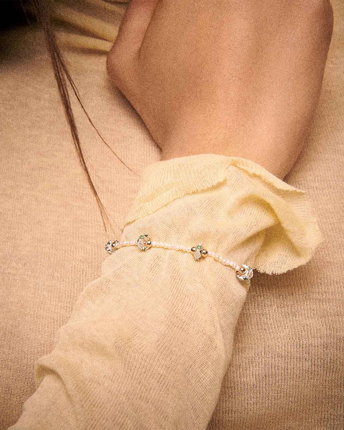 Bracelet Chelsea n°1 Diamants Émeraudes Pascale Monvoisin
