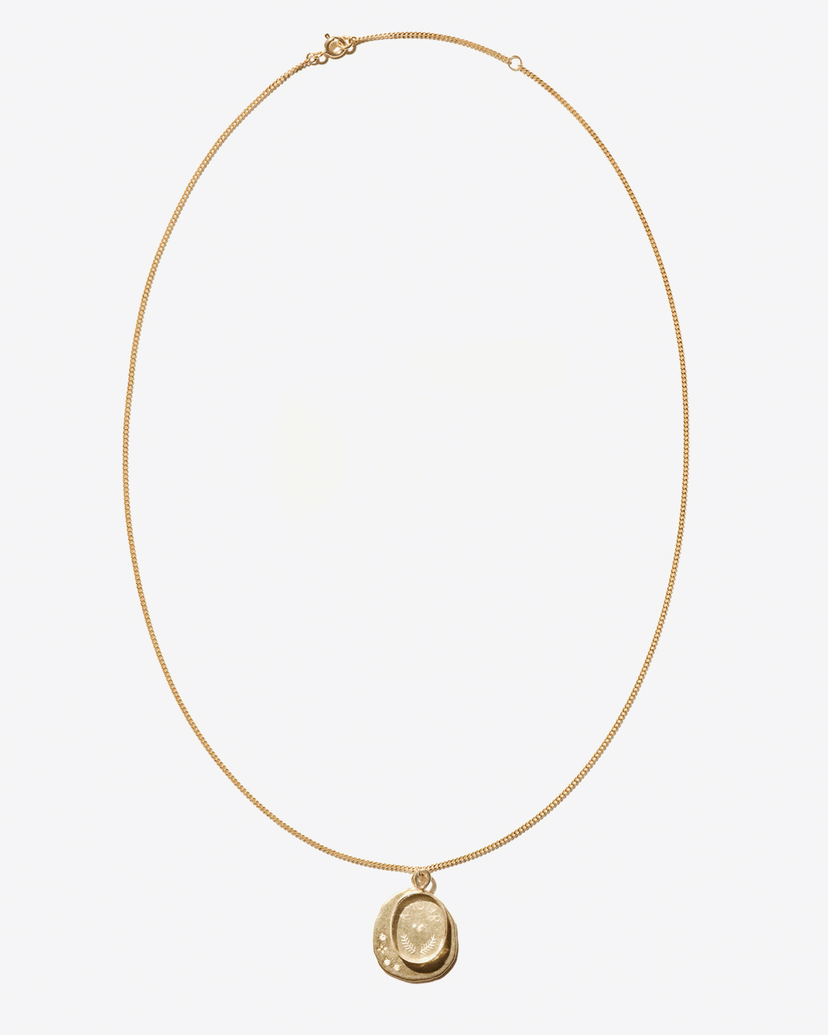 Produit Collier l'Amour pendentif Pascale Monvoisin en or. 