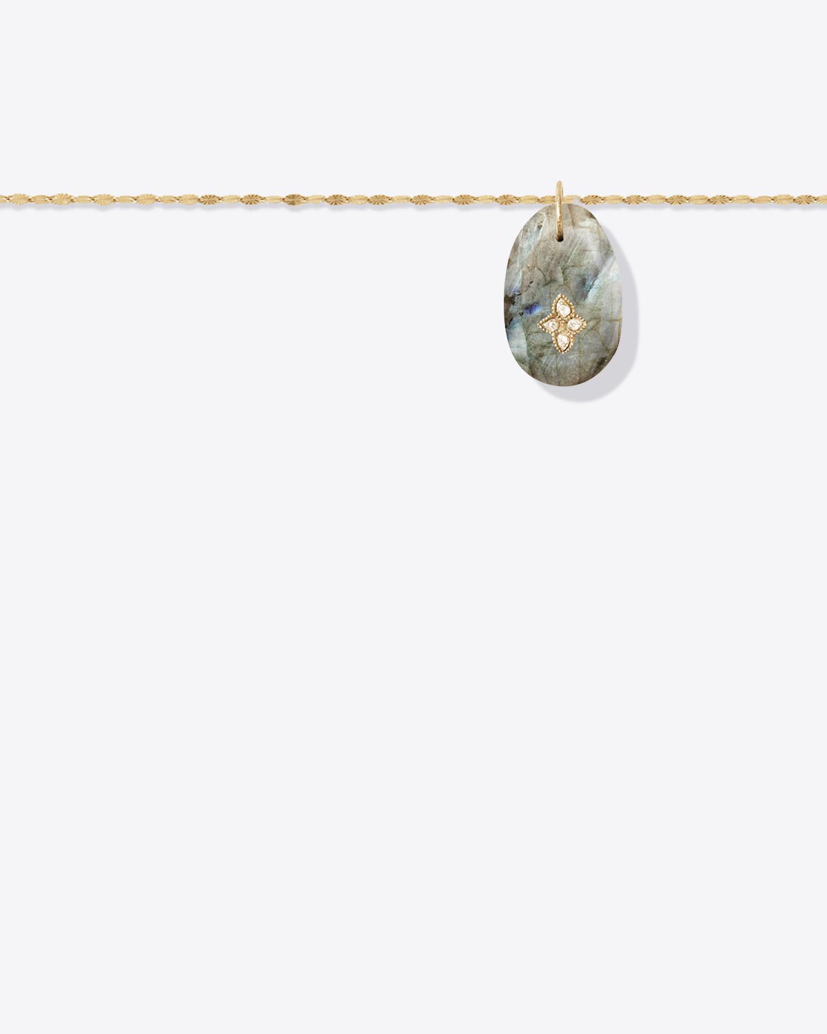  Collier Pascale Monvoisin Gaia N°1 Labradorite