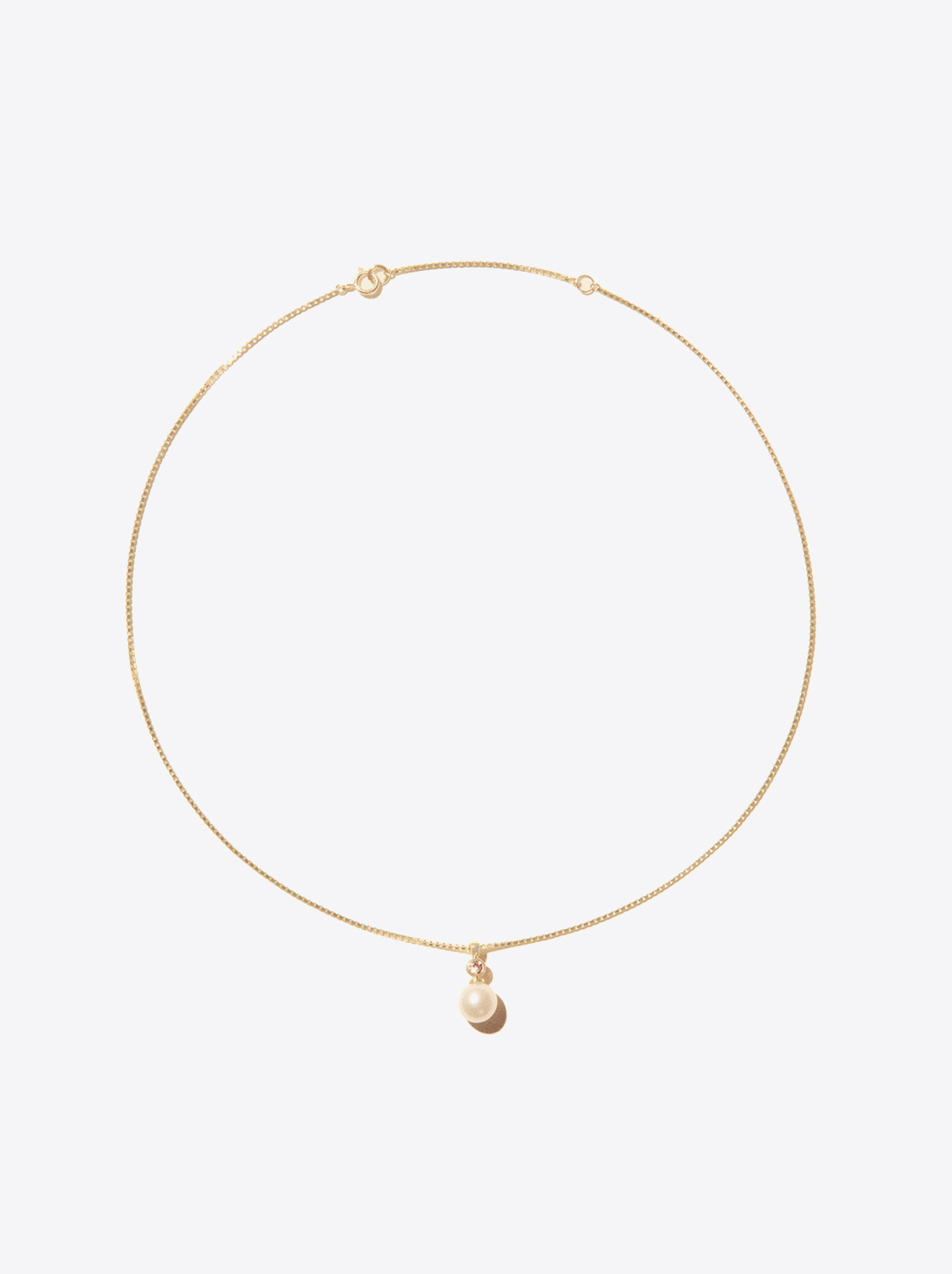 Produit Collier avec pendentif perle Martha N°1 Pascale Monvoisin en or jaune. 