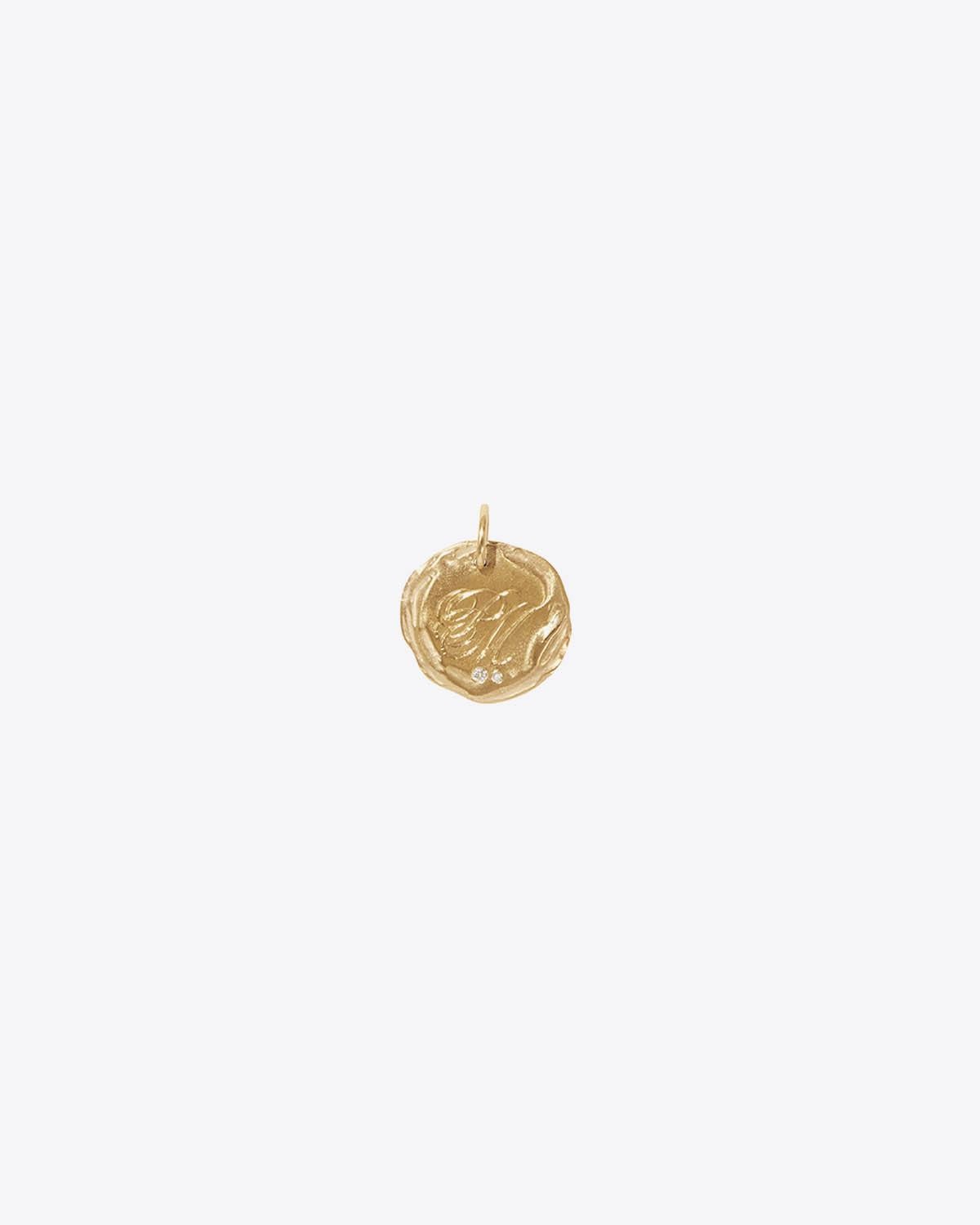 Produit Pascale Monvoisin Médaille Initiale N°4 Or Jaune