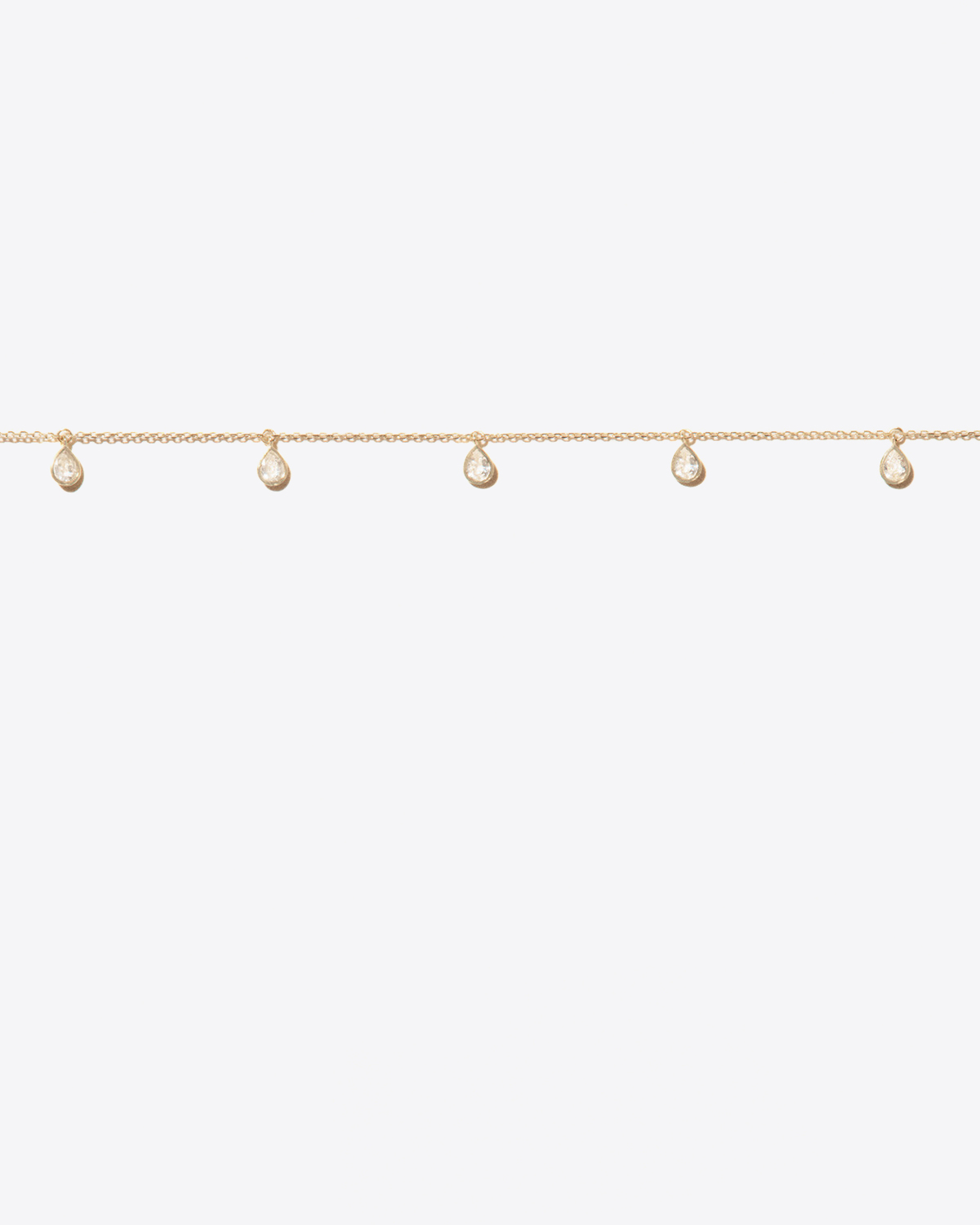  Collier Palerme  Pascale Monvoisin Saphir Blanc