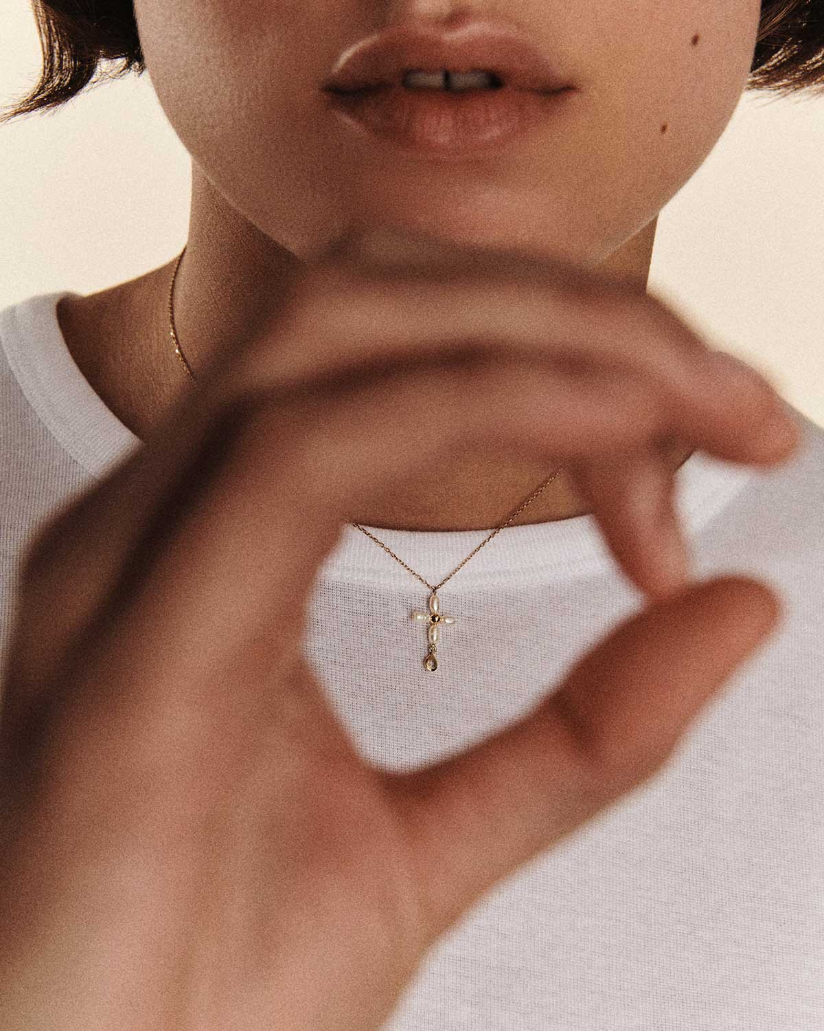Pascale Monvoisin Collier Palerme Perle
