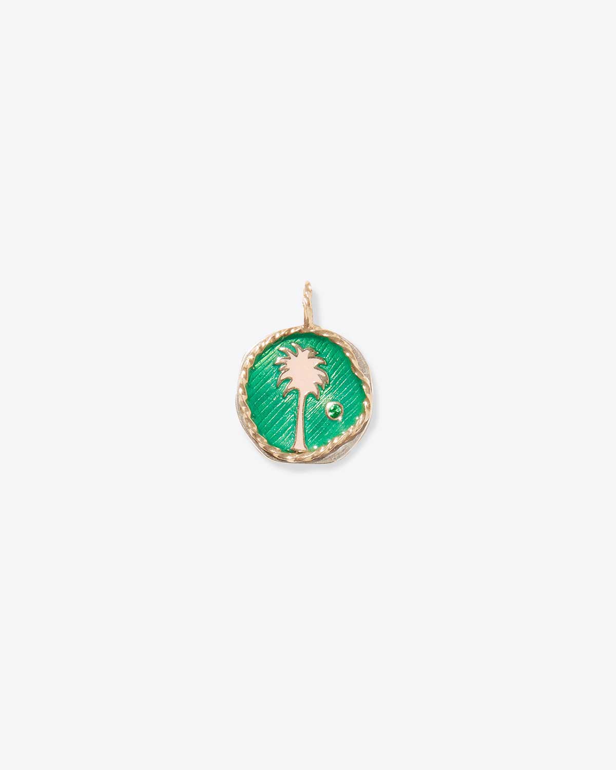 Pendentif Faro Bijoux Pascale Monvoisin vert 