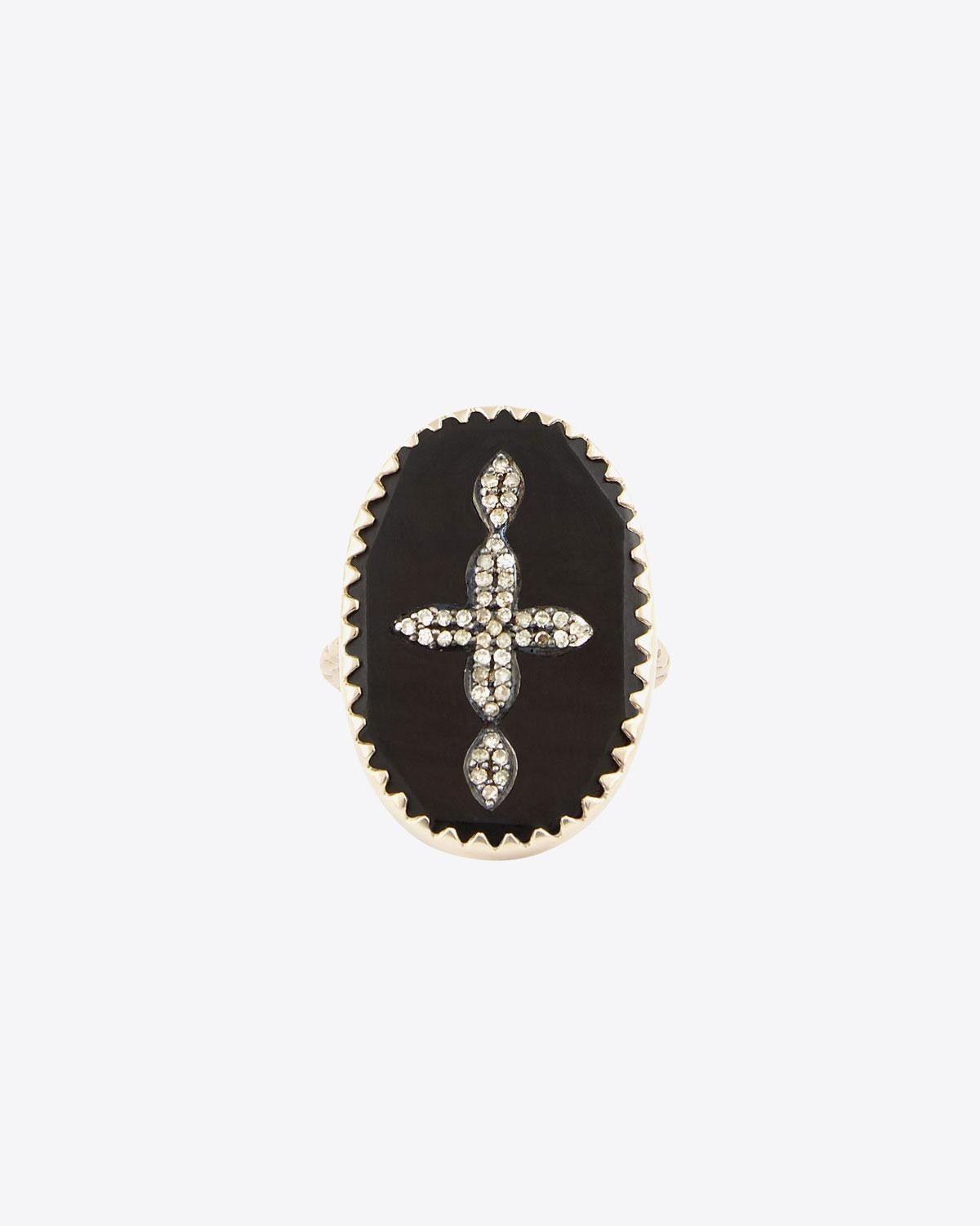 Pascale Monvoisin Bowie N°3 Bague Noire & Diamants 