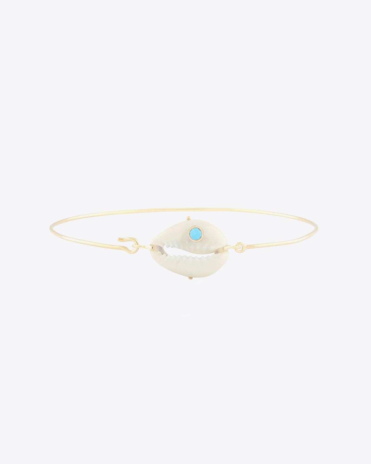 Pascale Monvoisin Cauri Turquoise Bracelet 