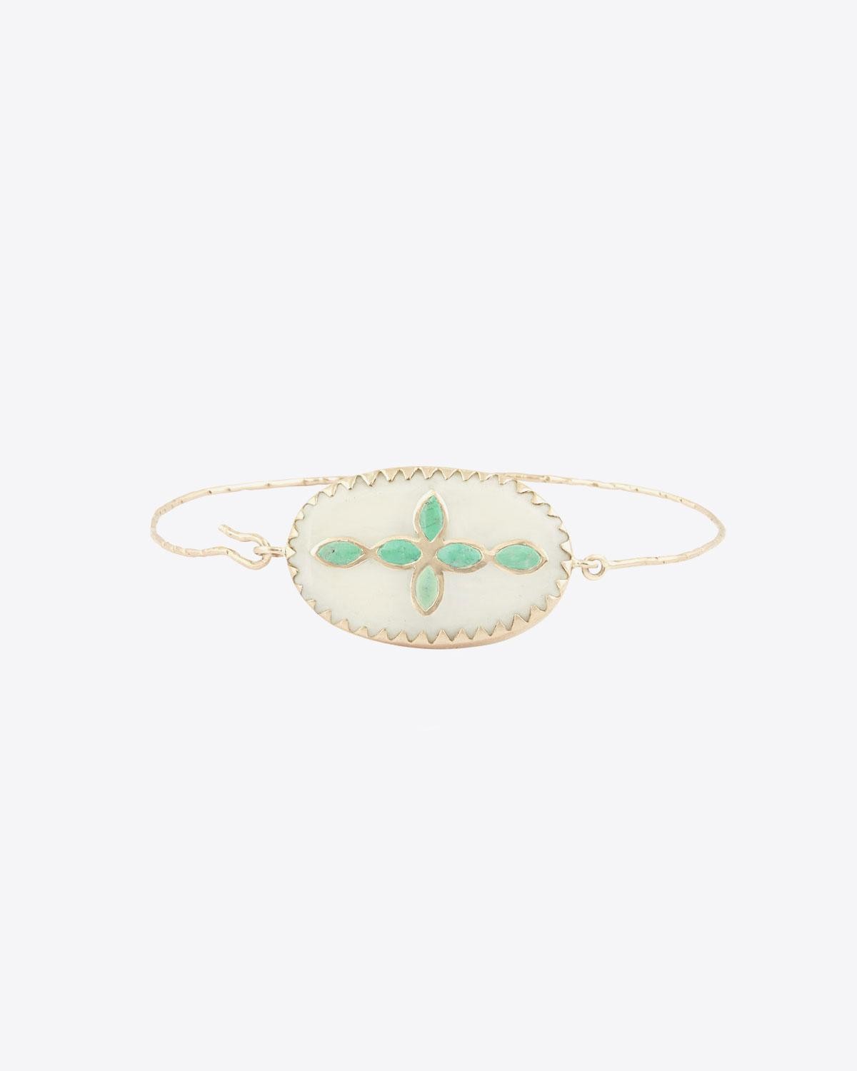 Pascale Monvoisin Garance N°2 Bracelet_Os & Turquoise 