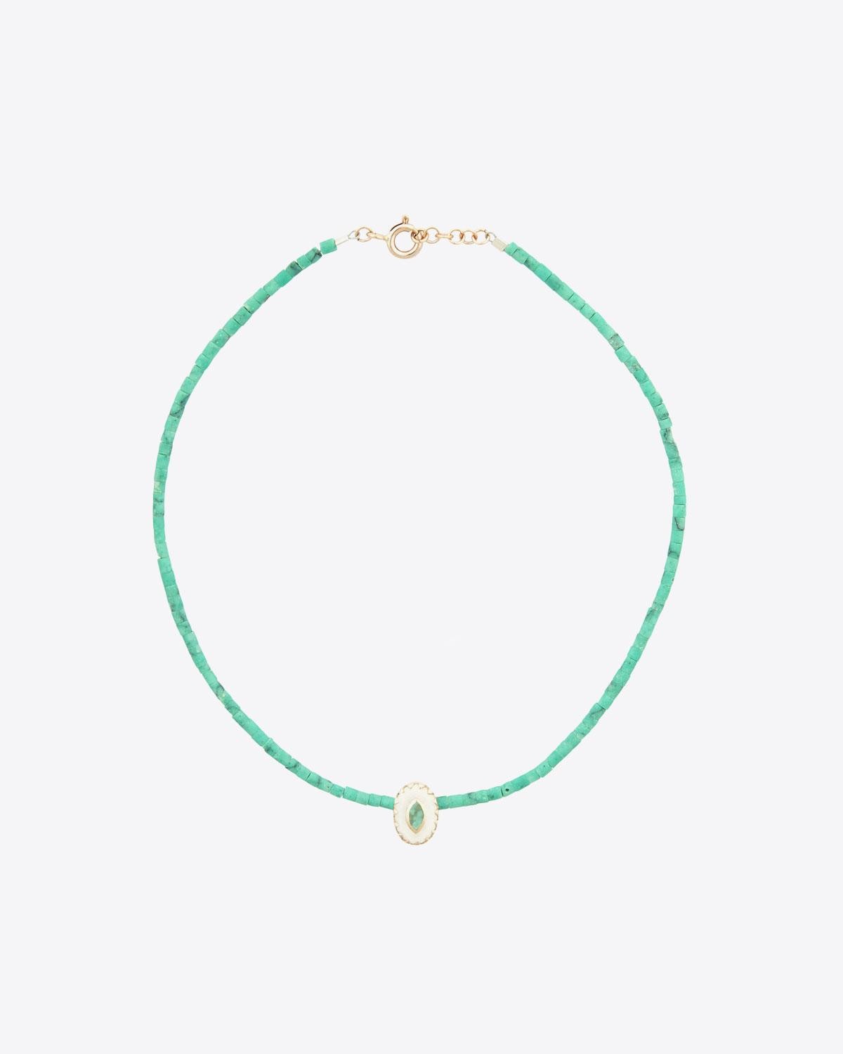 Pascale Monvoisin Montauk Turquoise Bracelet Cheville  