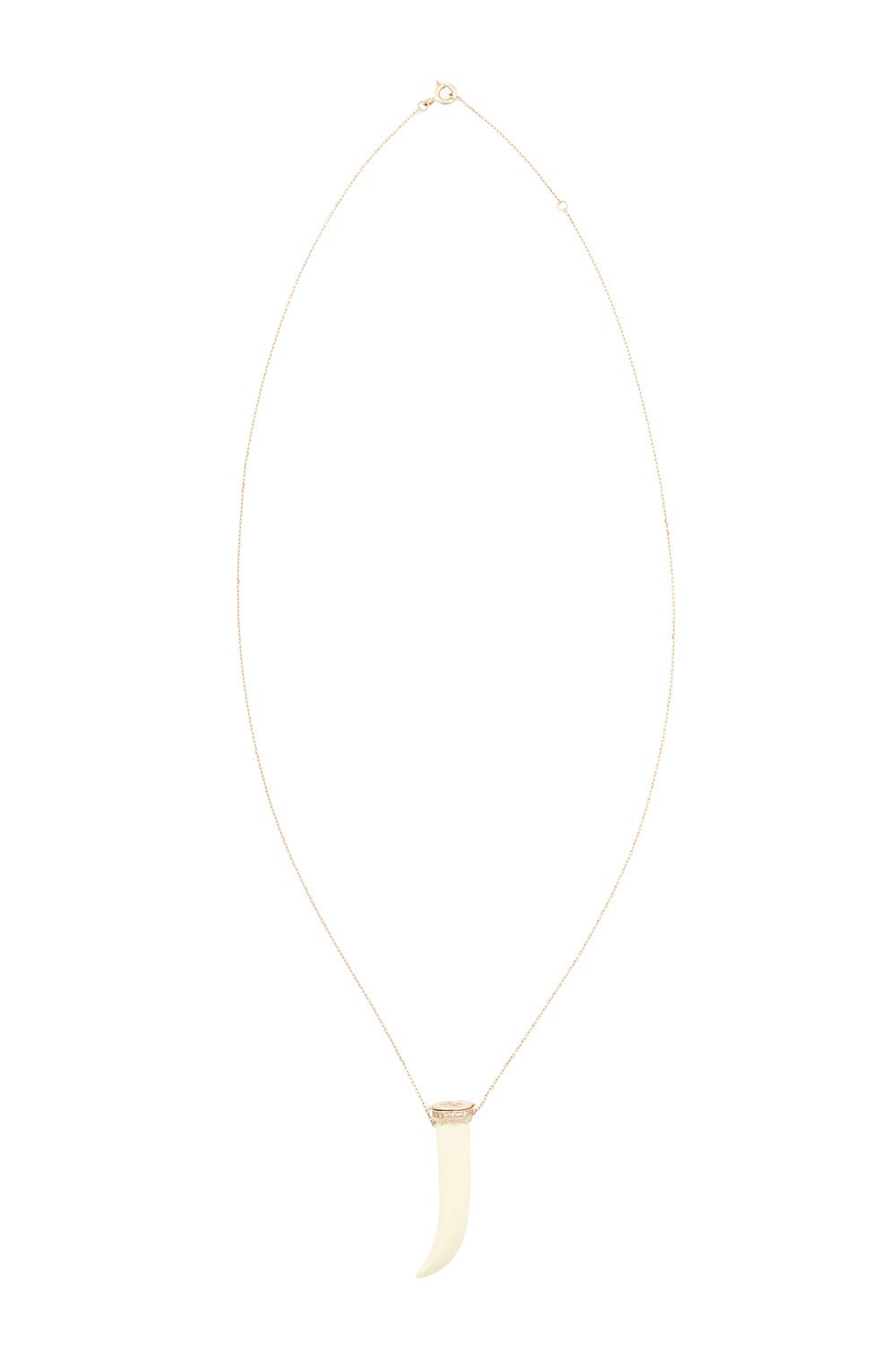 Pascale Monvoisin Sagan Collier Os & Diamants - Or Rose 9k 