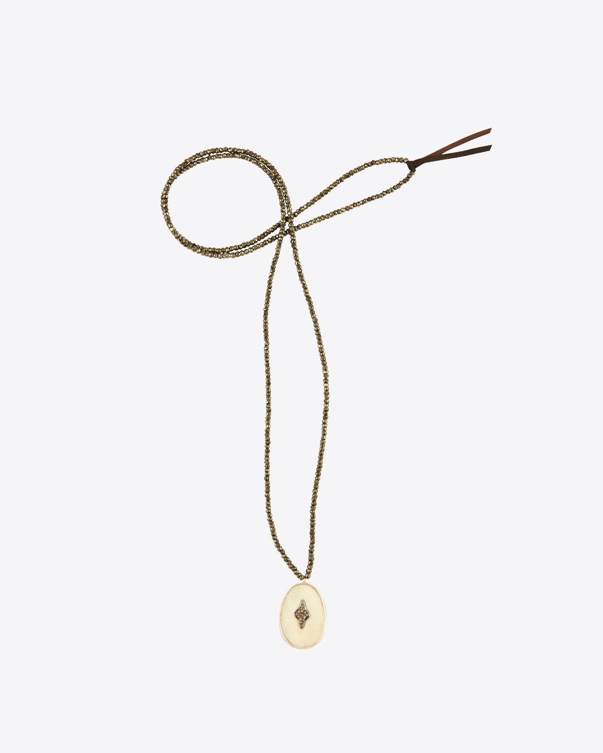 Pascale Monvoisin Simone Collier Blanc Diamant 