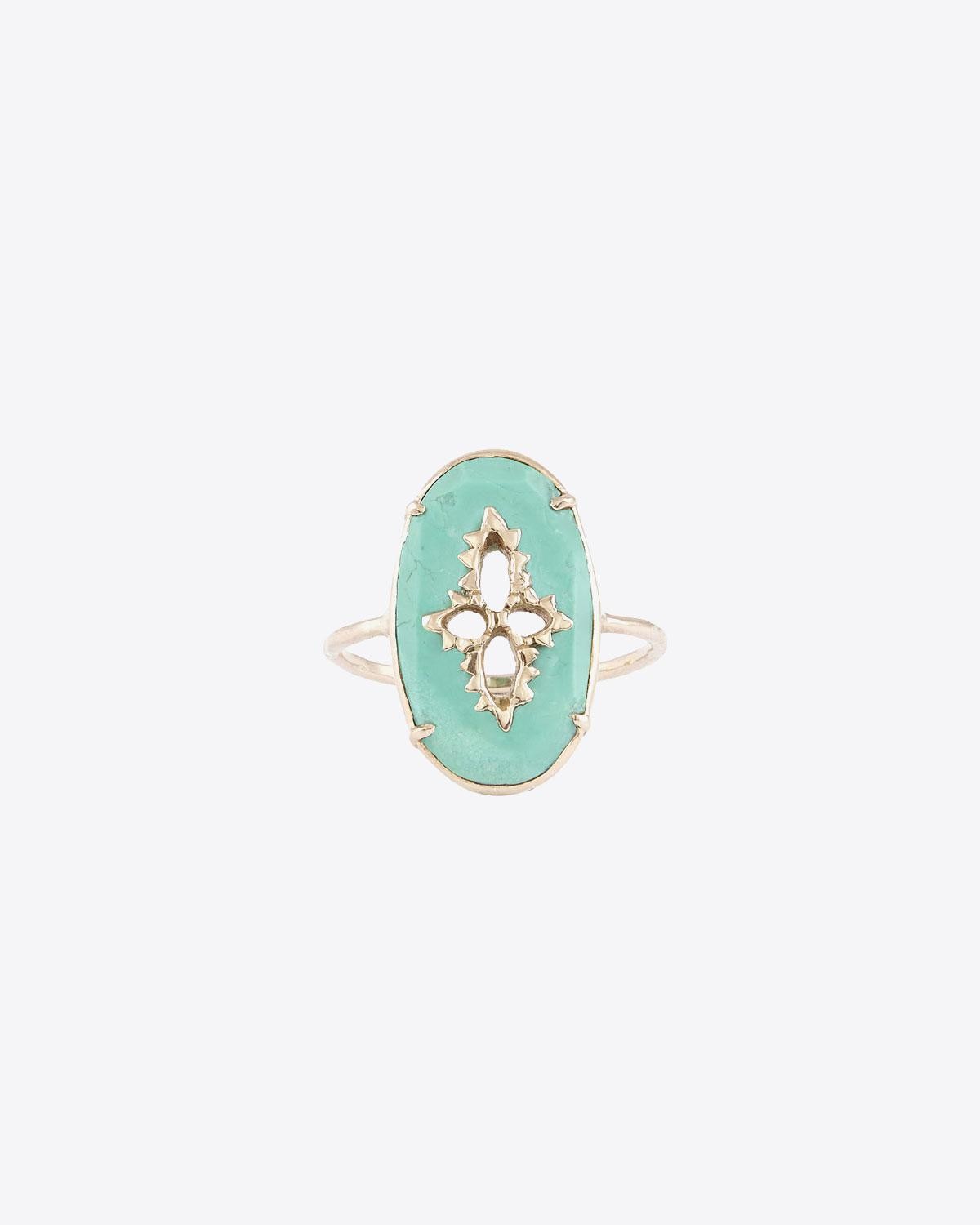 Pascale Monvoisin Sunday Turquoise Bague pour Femme