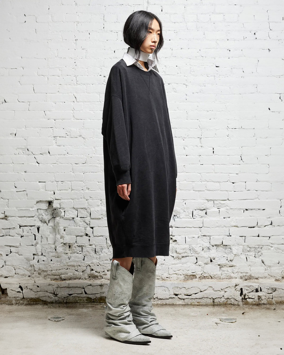 R13 sweatshirt dress deals