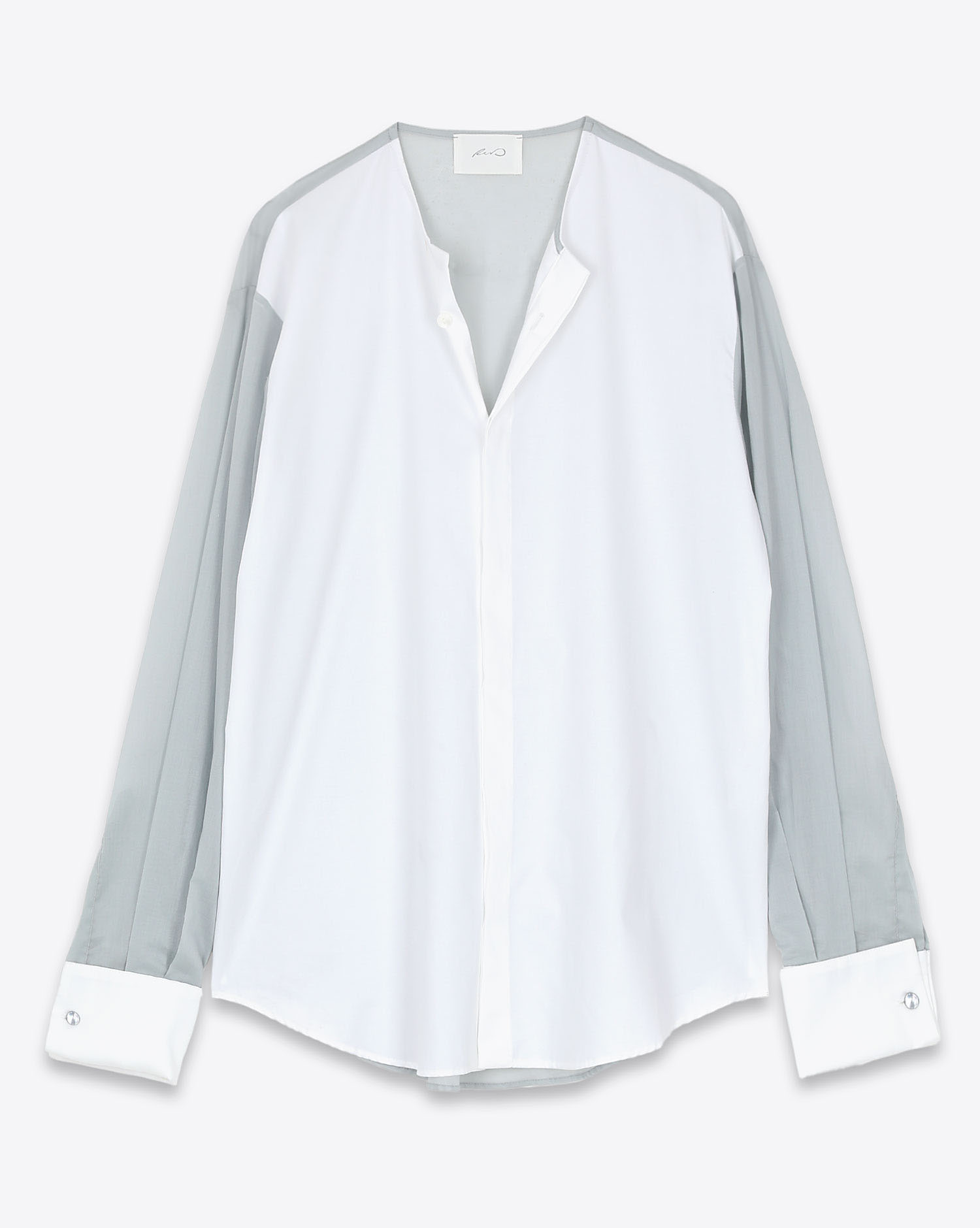 Chemise Placket Cuff Rory William Docherty blanche 