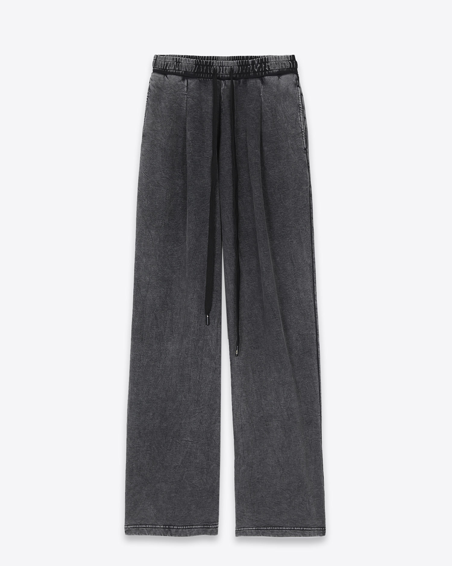 Pantalon Pleated Wide Leg pant acid black R13 Denim