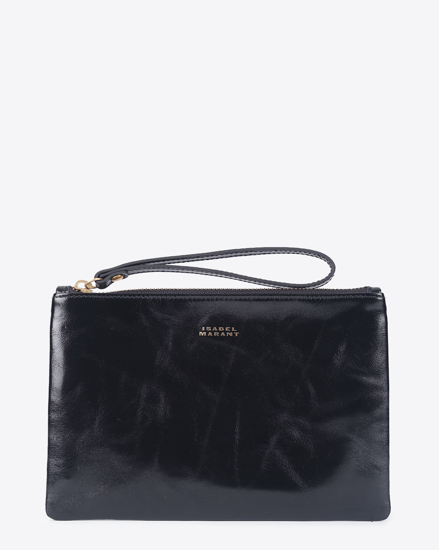 Isabel Marant Pochette Mino Noir Or