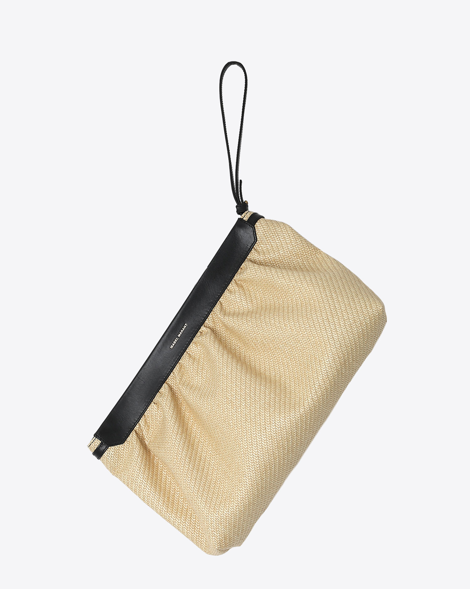 Image du produit Isabel Marant Sacs Pochette Luz – Naturel/Black  - 2