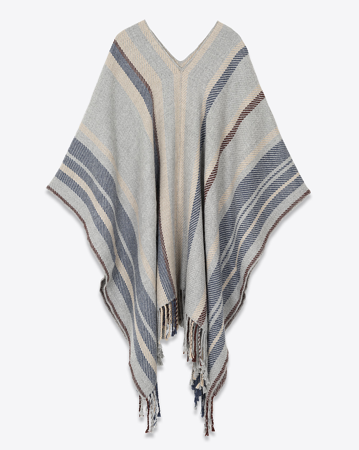 Produit Veste Poncho Hand.So.On gris clair. 