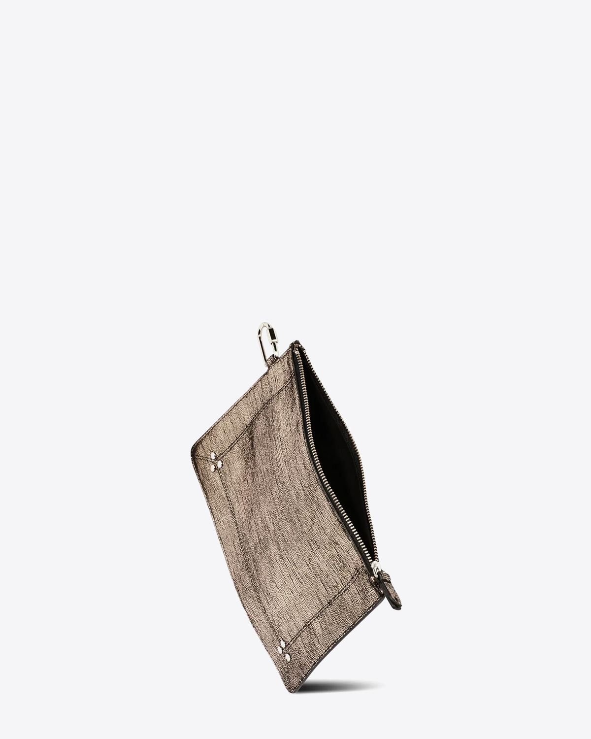 Image du produit Jérôme Dreyfuss Accessoires Collection Popoche M - Goatskin Lamé Champagne  - 3
