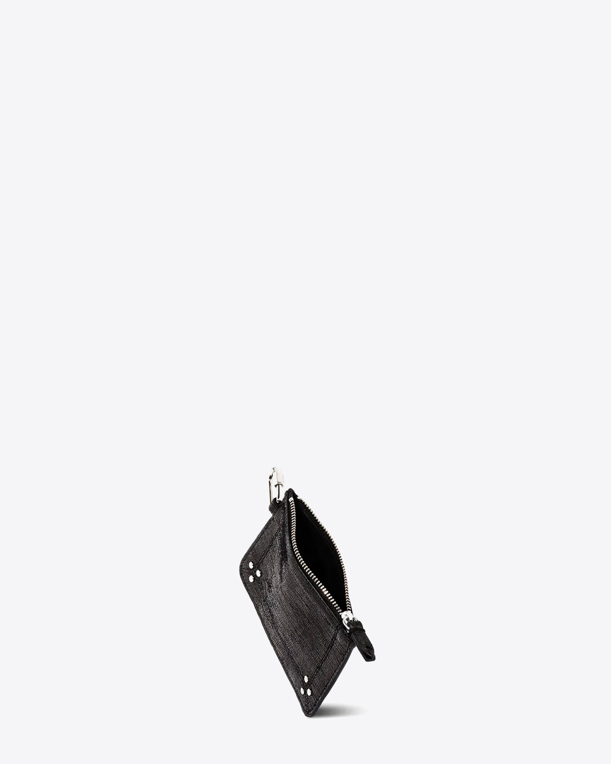 Image du produit Jérôme Dreyfuss Pochette Popoche XS – Cuir Lamé Noir - 3