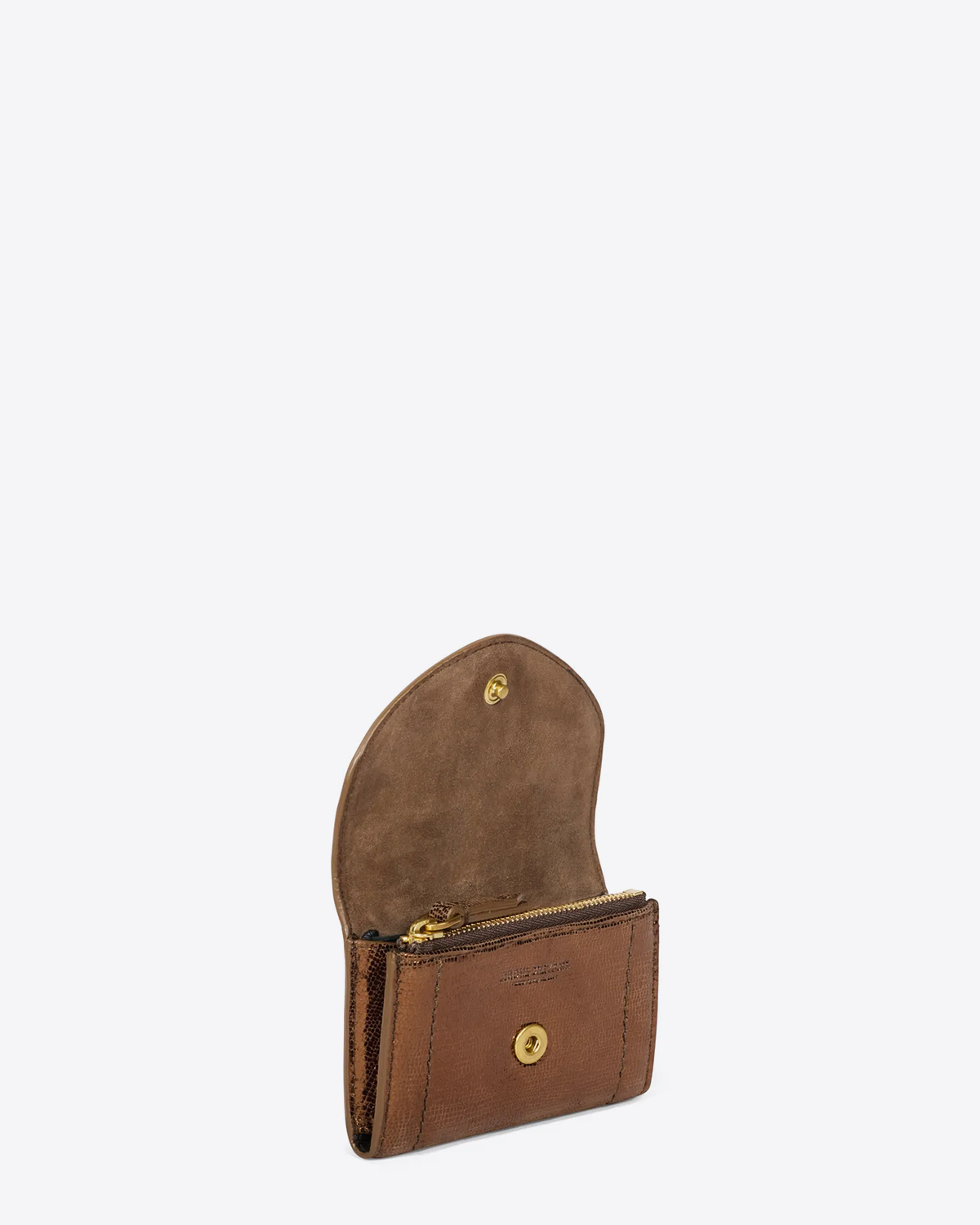 Jérôme Dreyfuss Accessoires Collection Helmut PM Goatskin - Lamé Bronze