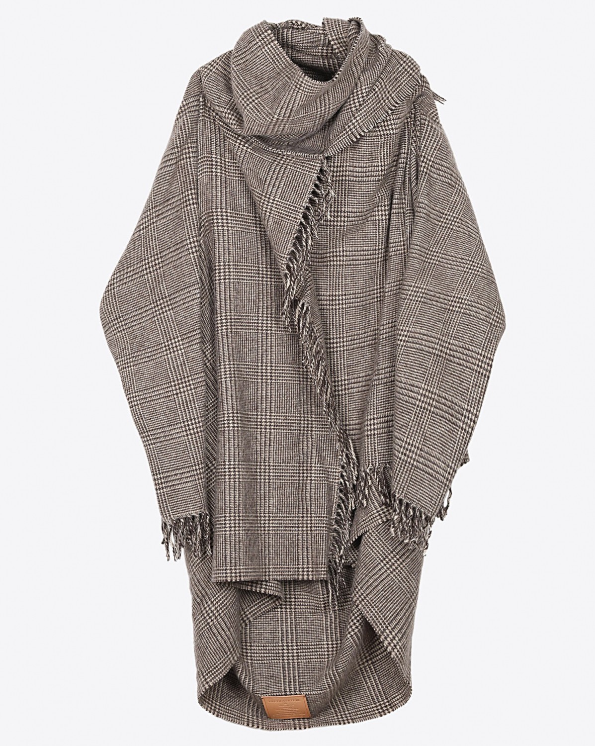 Image du produit La Couverture Manteau Couverture Prince de Galles Imprimé - Brown   - 2
