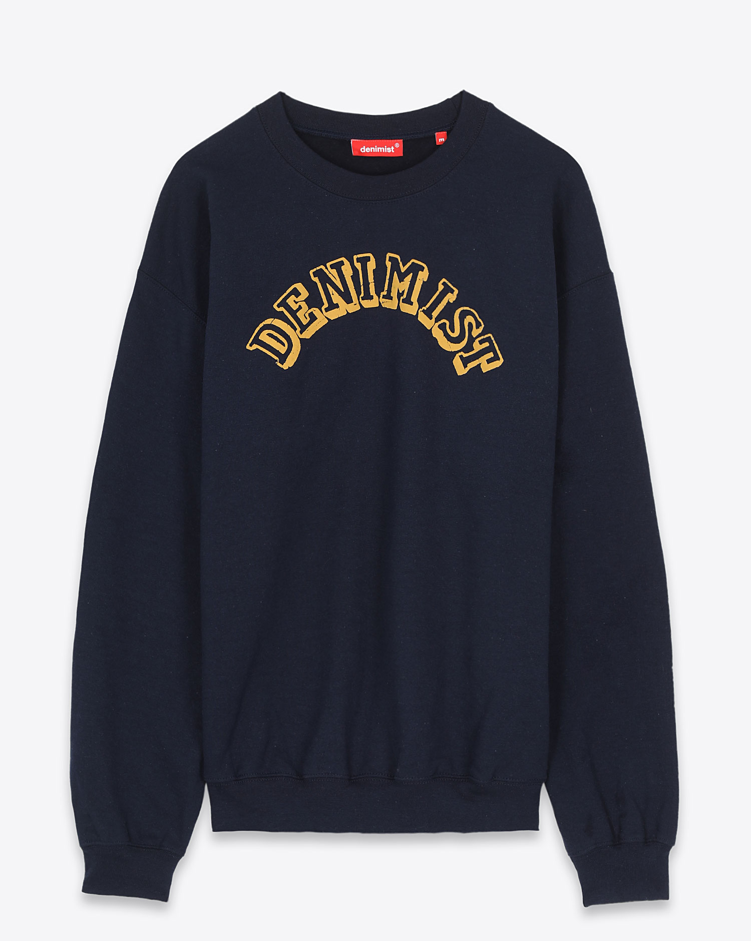 Sweatshirt Classic Print Deninimist bleu marine.  
