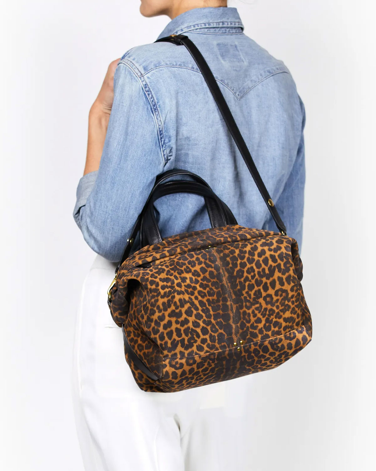 Image du produit Jérôme Dreyfuss Sac Prosper – Split Calfskin Léo Chamois - 6