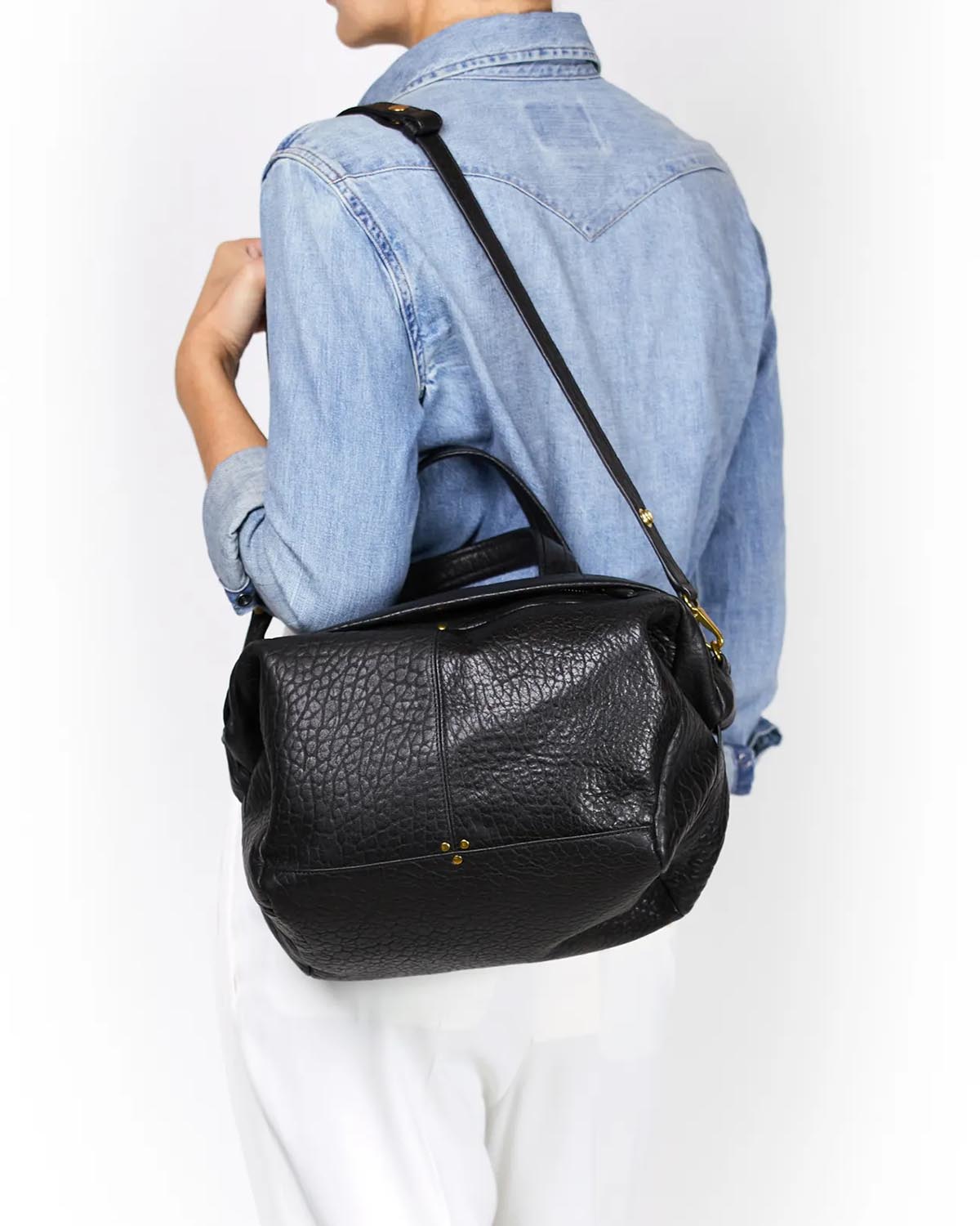 Sac cuir bubble noir discount