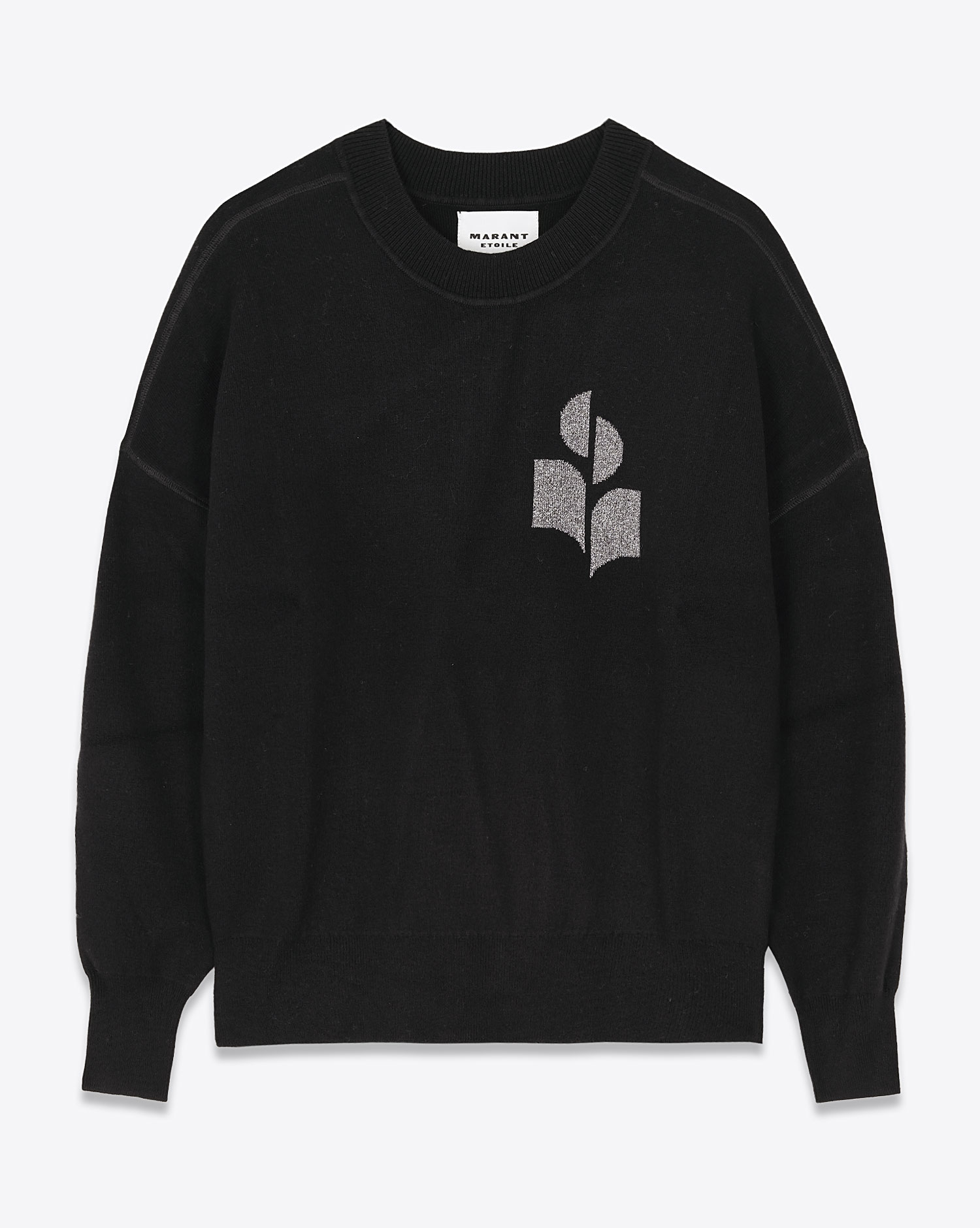 Produit Pull manches longues Atlee Isabel Marant Etoile noir. 