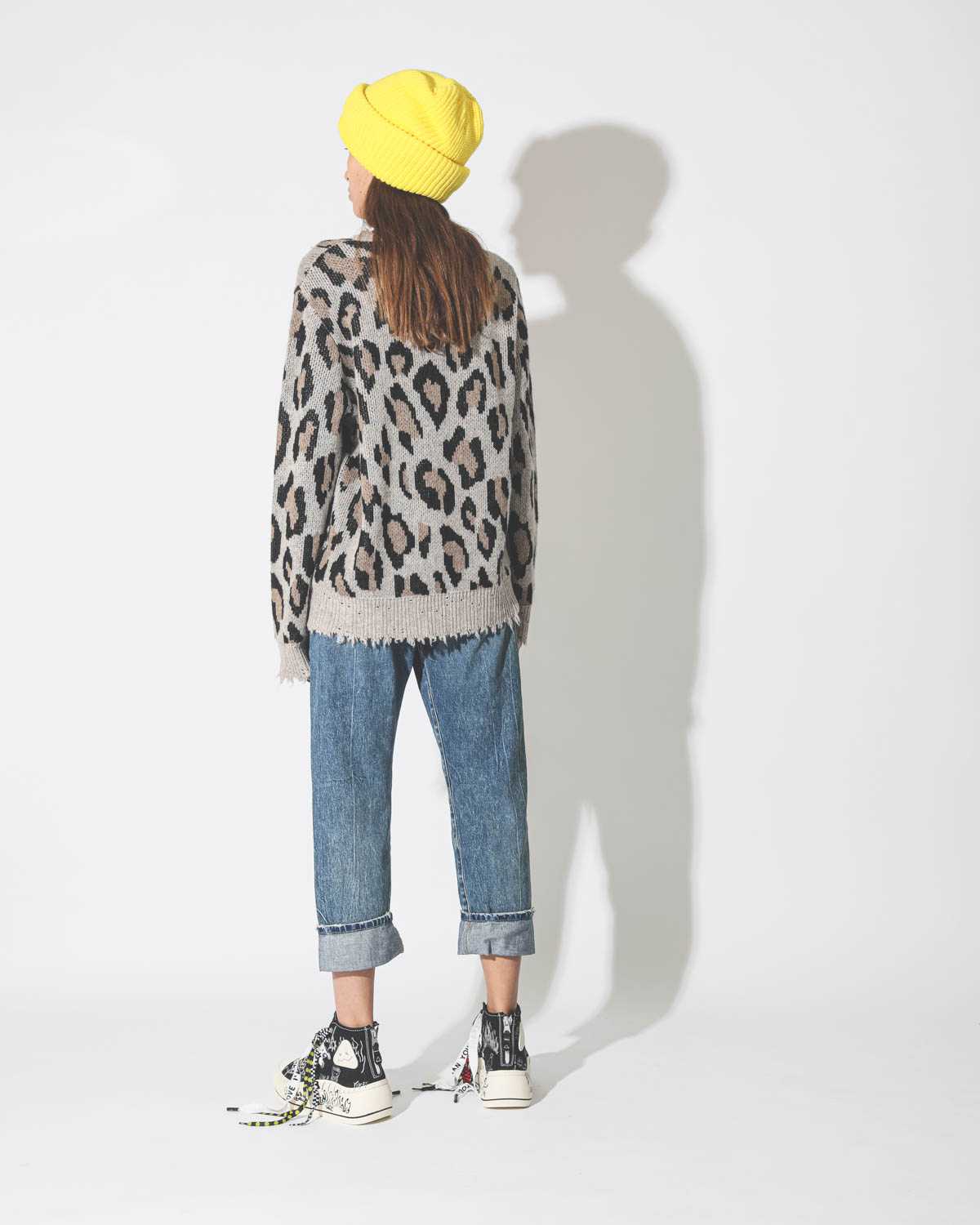 Pull leopard cachemire r13