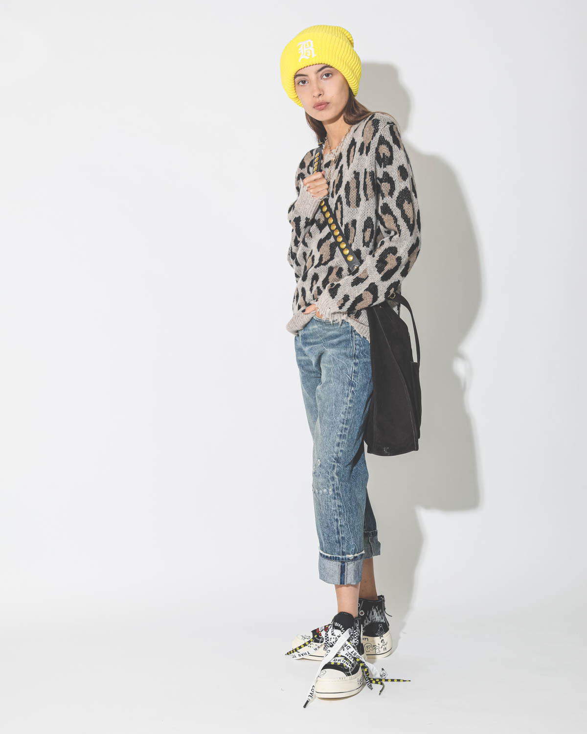 Pull leopard cachemire r13