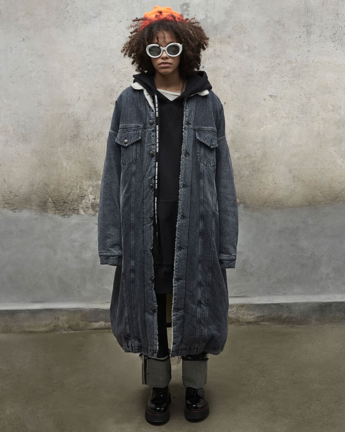 Image du produit R13 Lyle Trucker Coat - Stone Black - 3