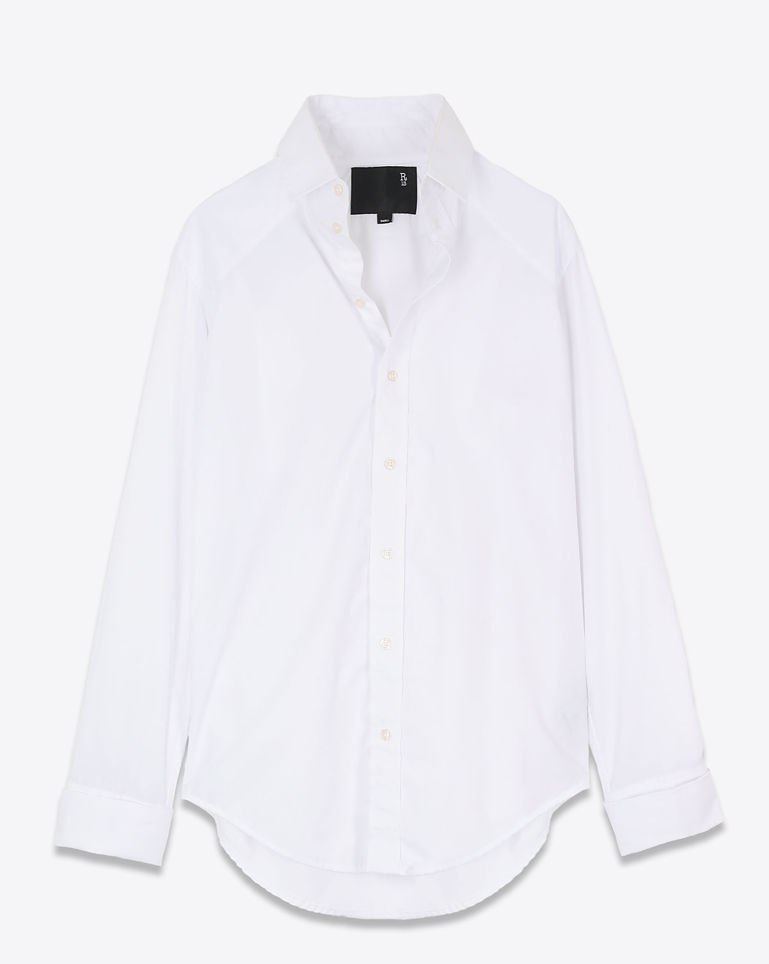 Chemise blanche col montant r13. 