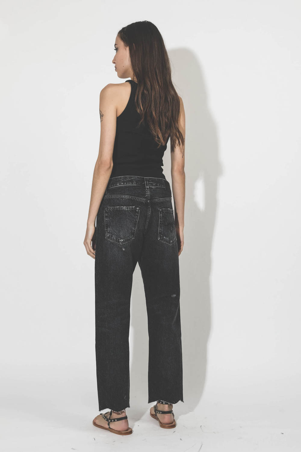 Image du produit R13 Denim Collection Boyfriend Jean - Everit Black - 5