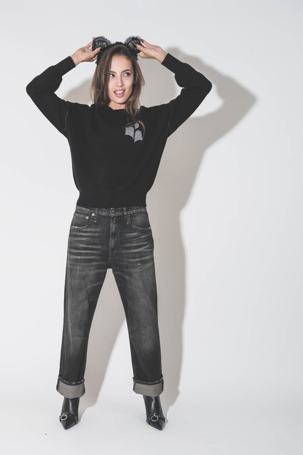 Image du produit R13 Jean X-Boyfriend – Abbey Black - 6
