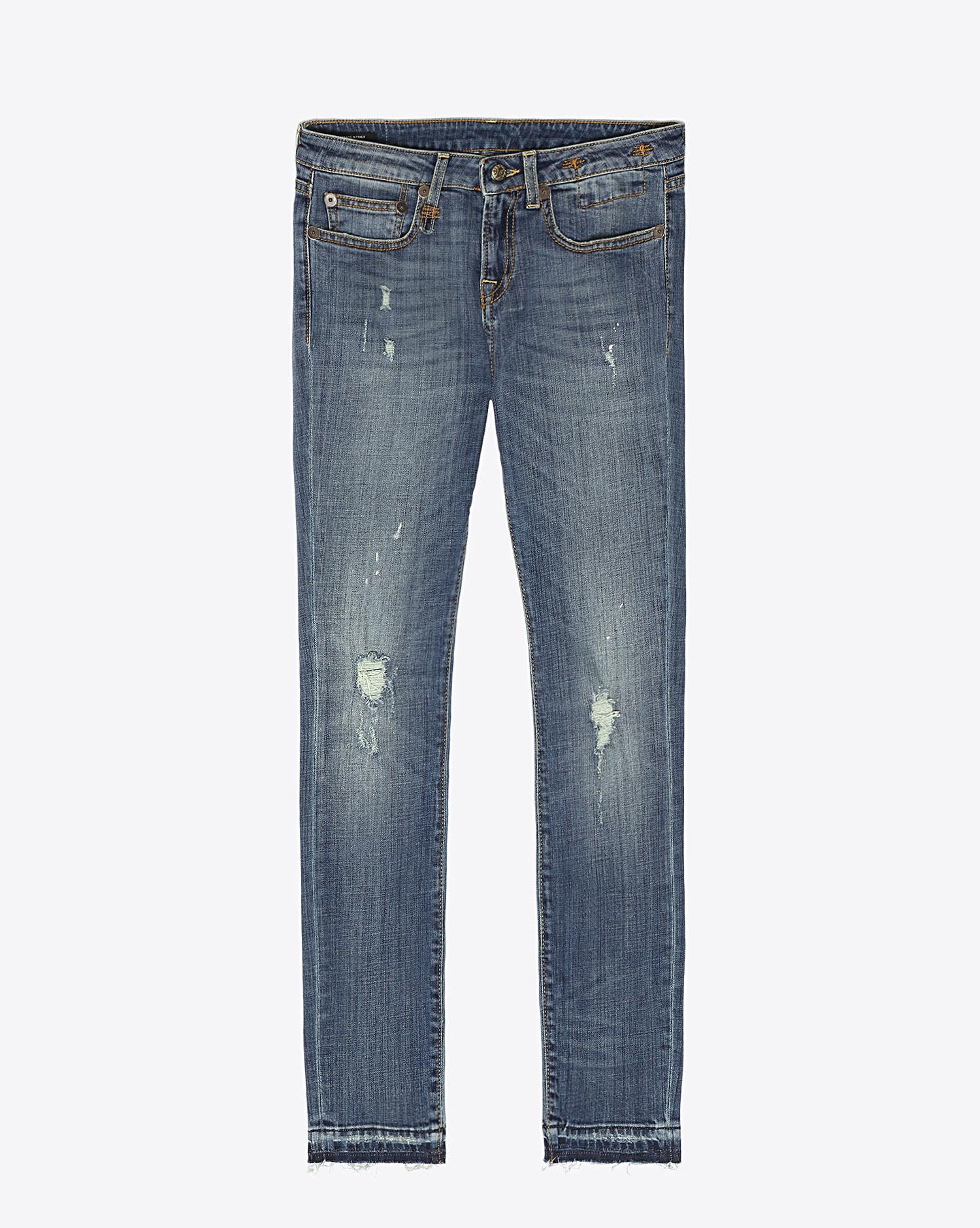 R13 Denim Collection Alison Skinny - Strummer Blue  