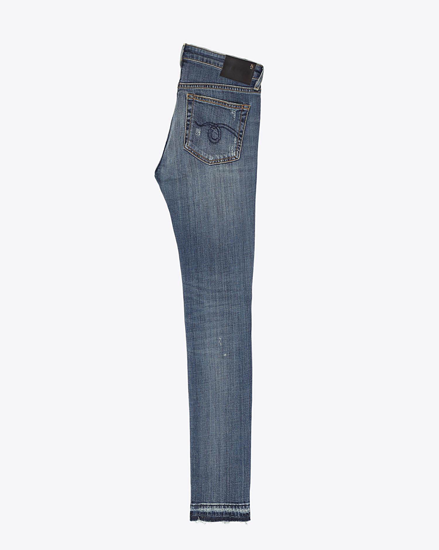 R13 Denim Collection Alison Skinny - Strummer Blue