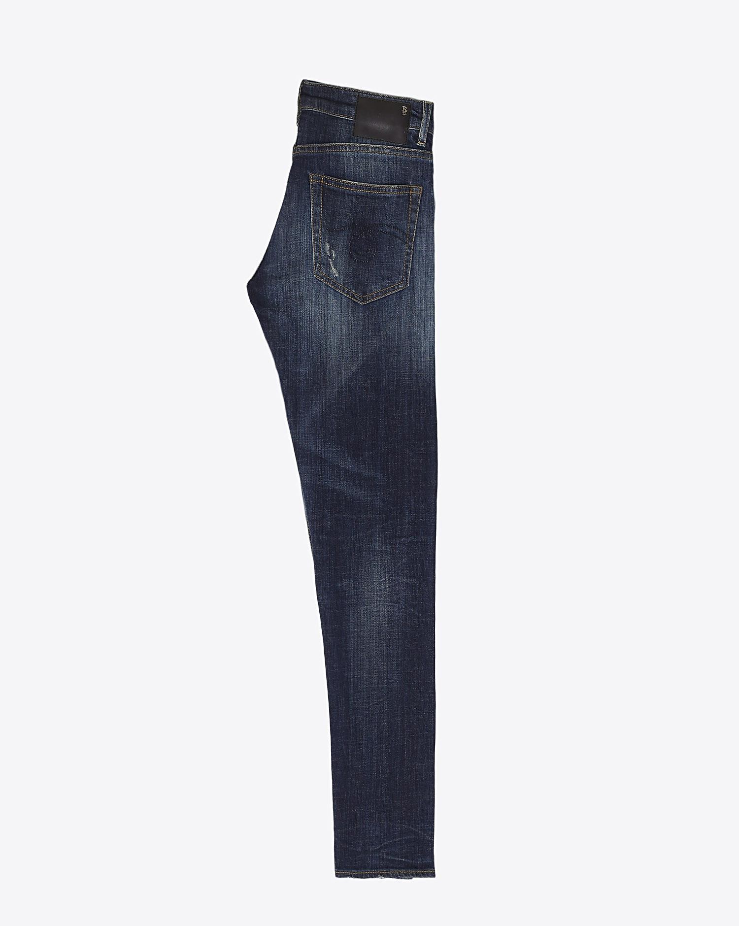 R13 Denim Collection Boy Skinny - Seattle Vintage Rip