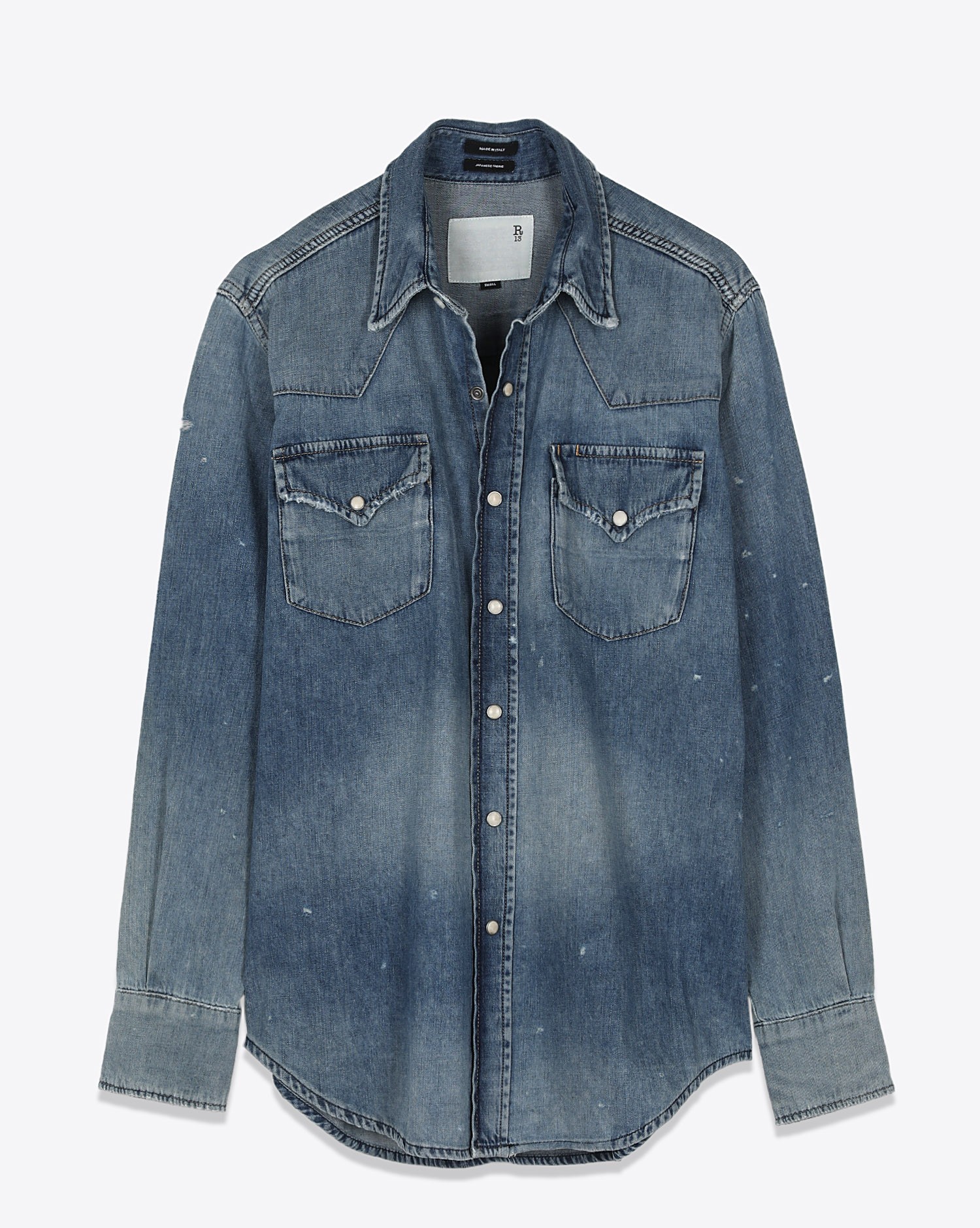 Image du produit R13 Denim Collection Freddie Cowboy Shirt - Chester Blue