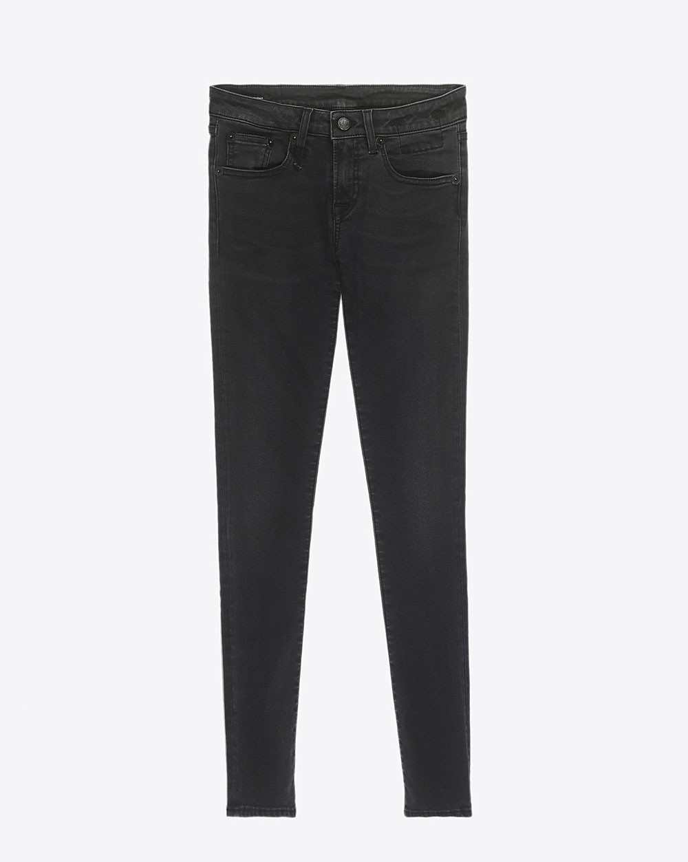 R13 Denim Collection Kate Skinny - Black Country 