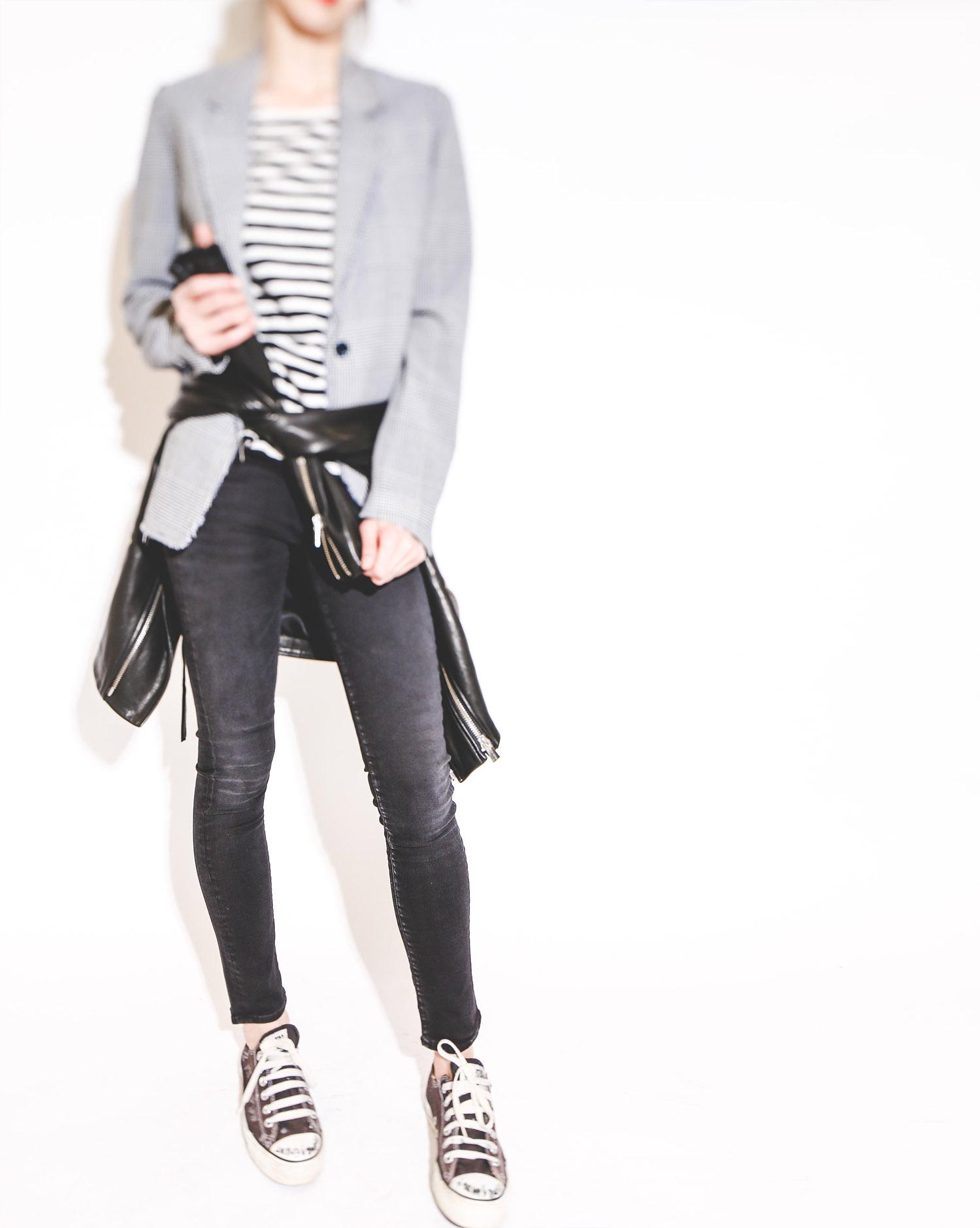 R13 Denim Collection Kate Skinny - Black Country