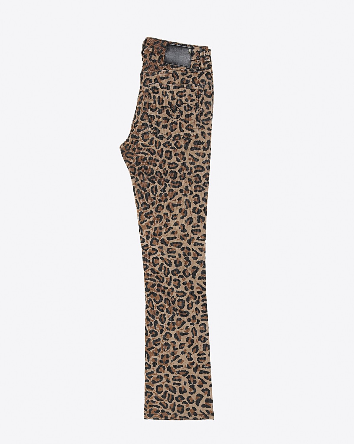 Image du produit R13 Denim Collection Kick Fit - Tan Leopard  - porté