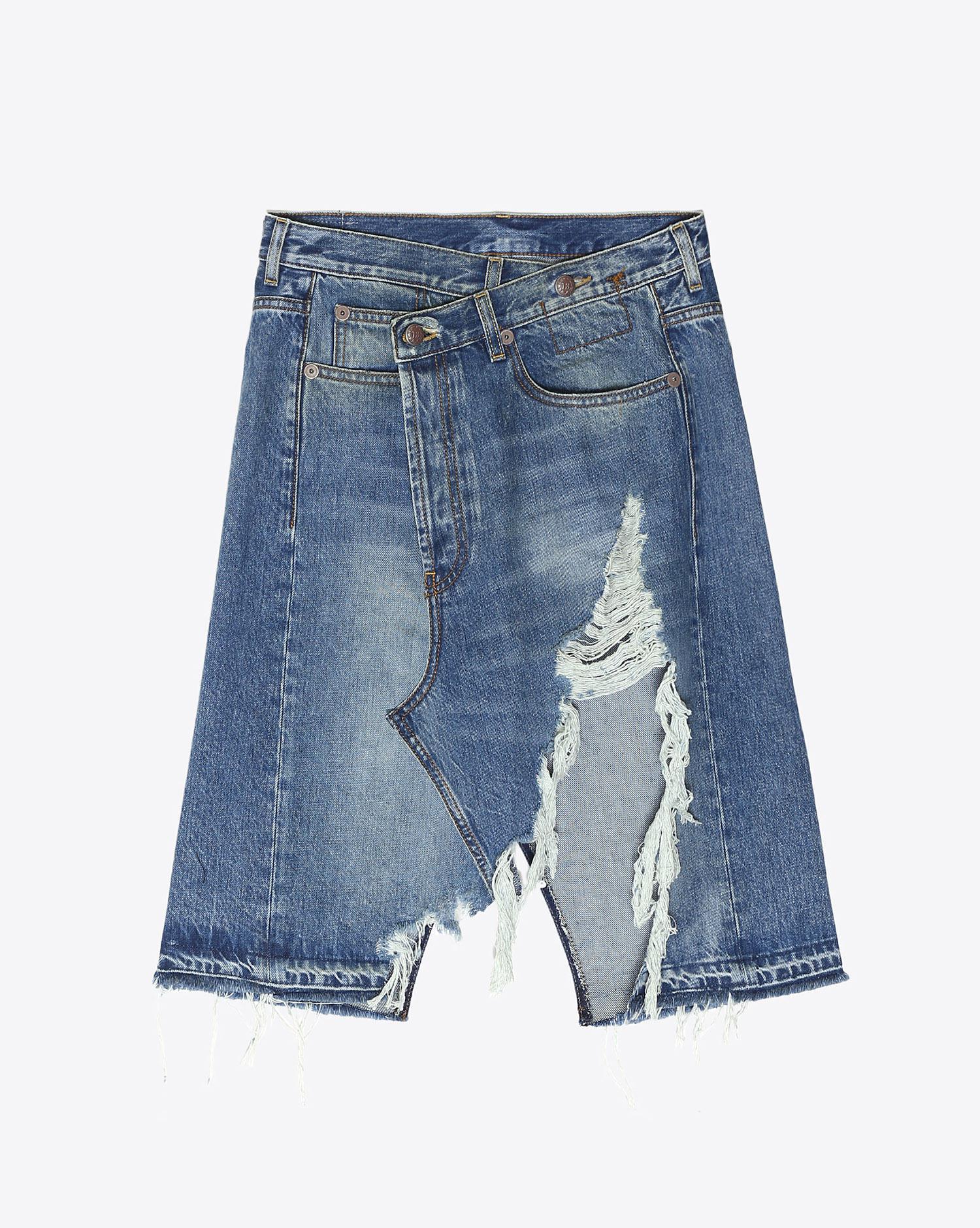 R13 Denim Collection Norbury Denim Skirt - Jasper   